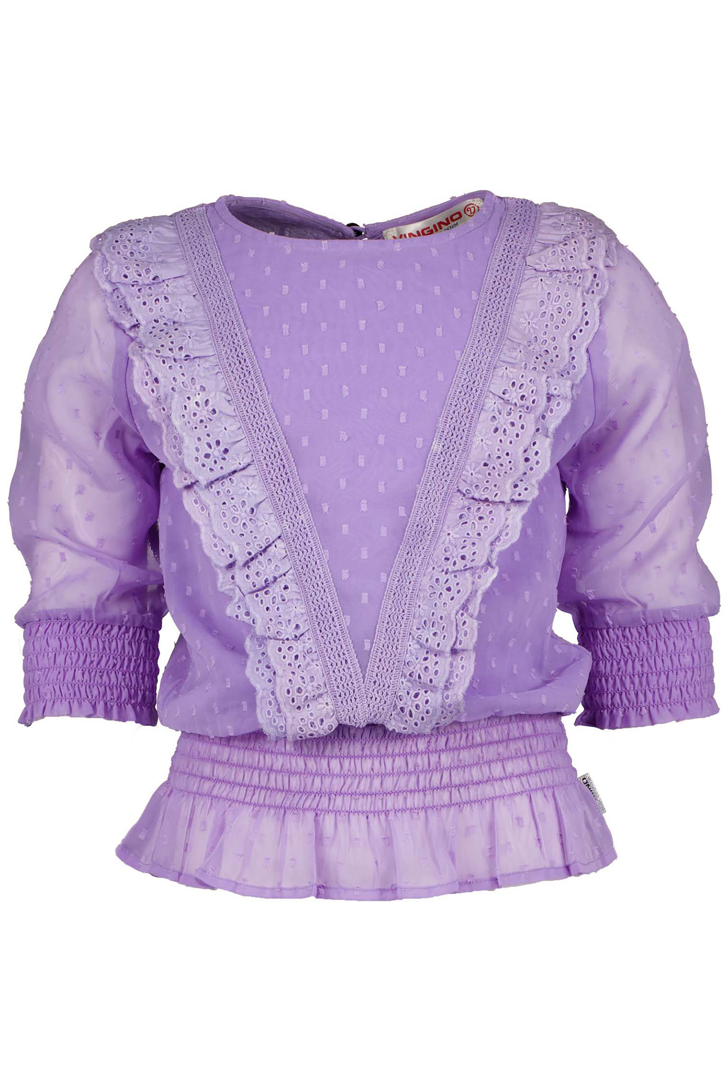 GIRL'S JARINE BLOUSE SOFT LILAC 1