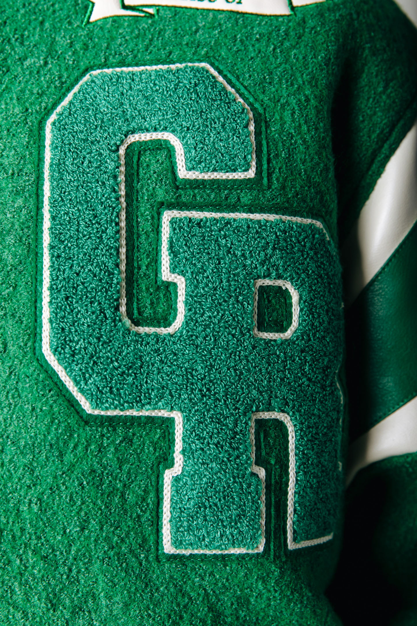 JOAN BASEBALL BOMBER JACKET DEEP GREEN 10