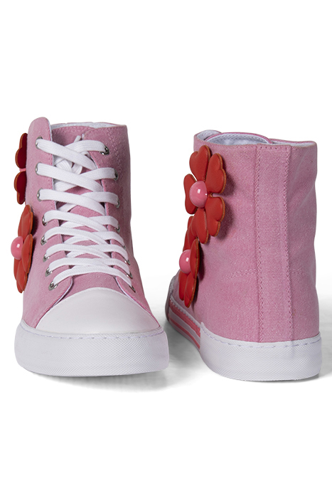 SNEAKERD.VULC25 CANVAS ROSA 2