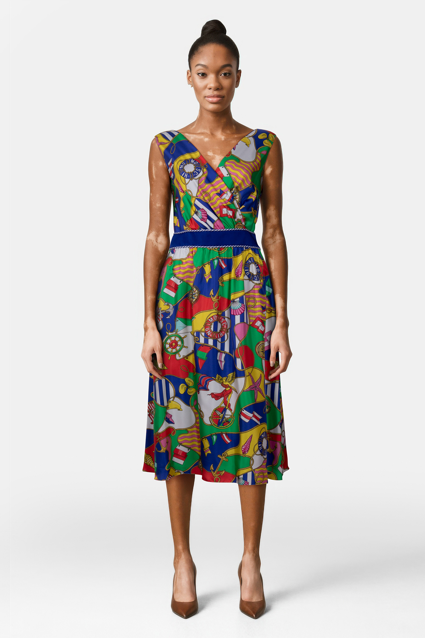 DRESS GREY GREY by Moschino