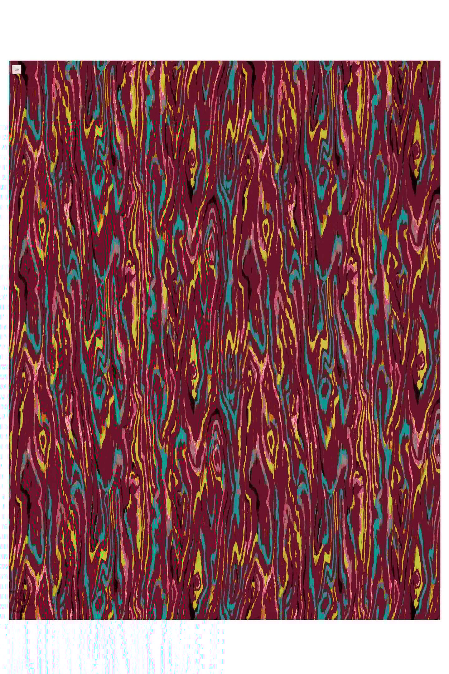 SHAWL - WOODY BURGUNDY RED by POM Amsterdam