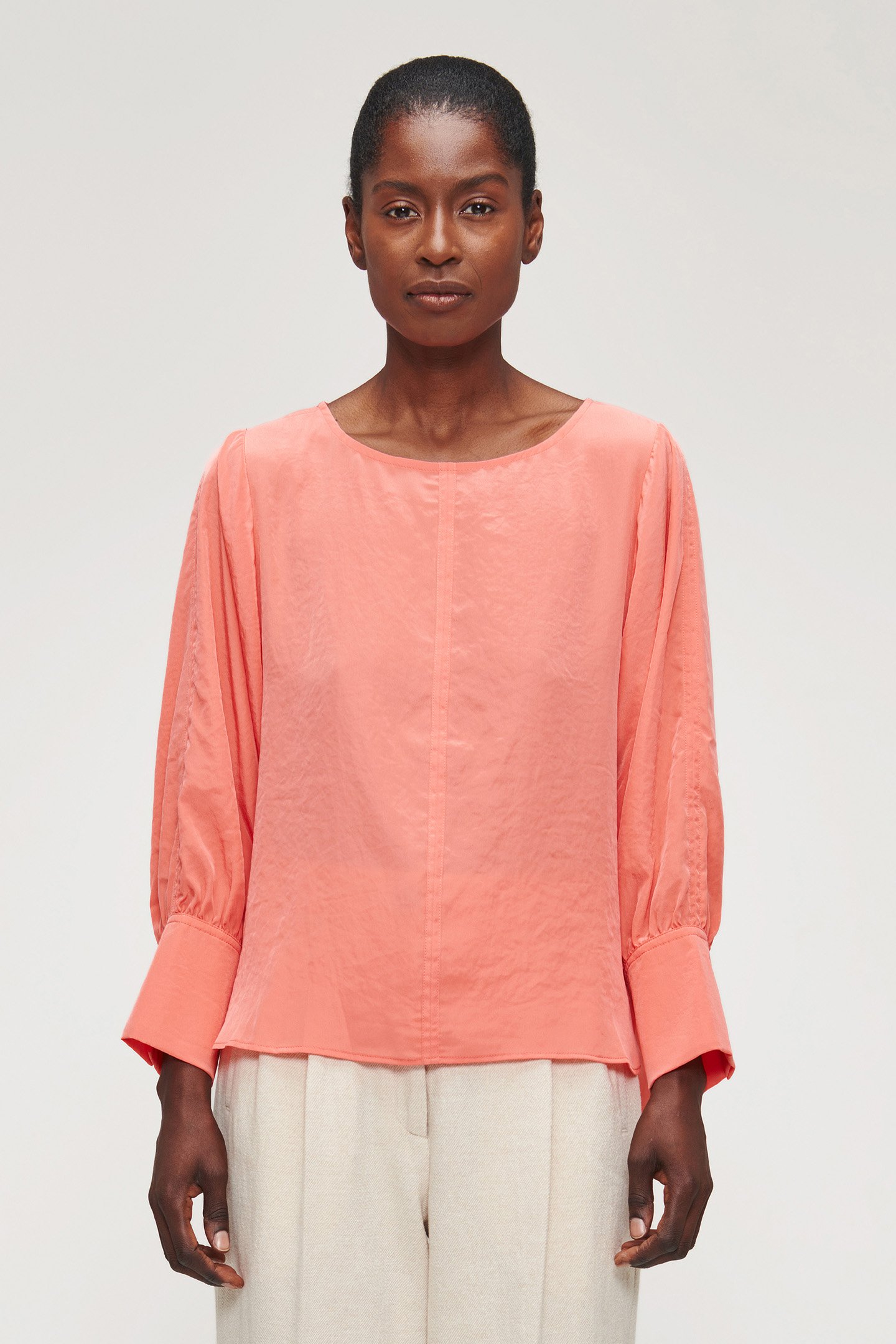 TECHNOSILK RELAXED TOP RADIANT CORAL by Zenggi
