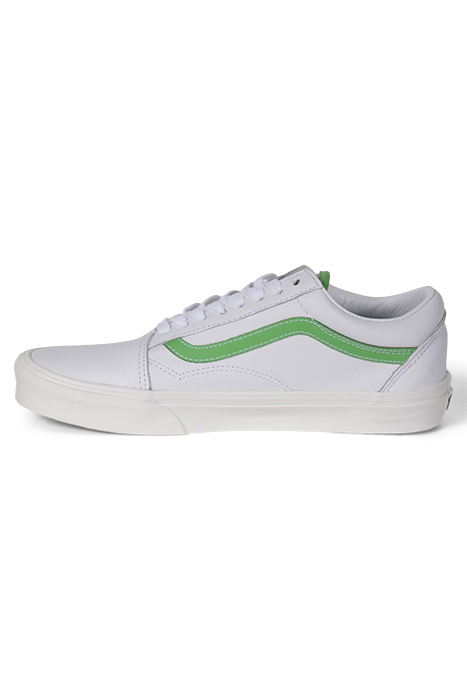 OLD SKOOL LEATHER WHITE/GREEN 3