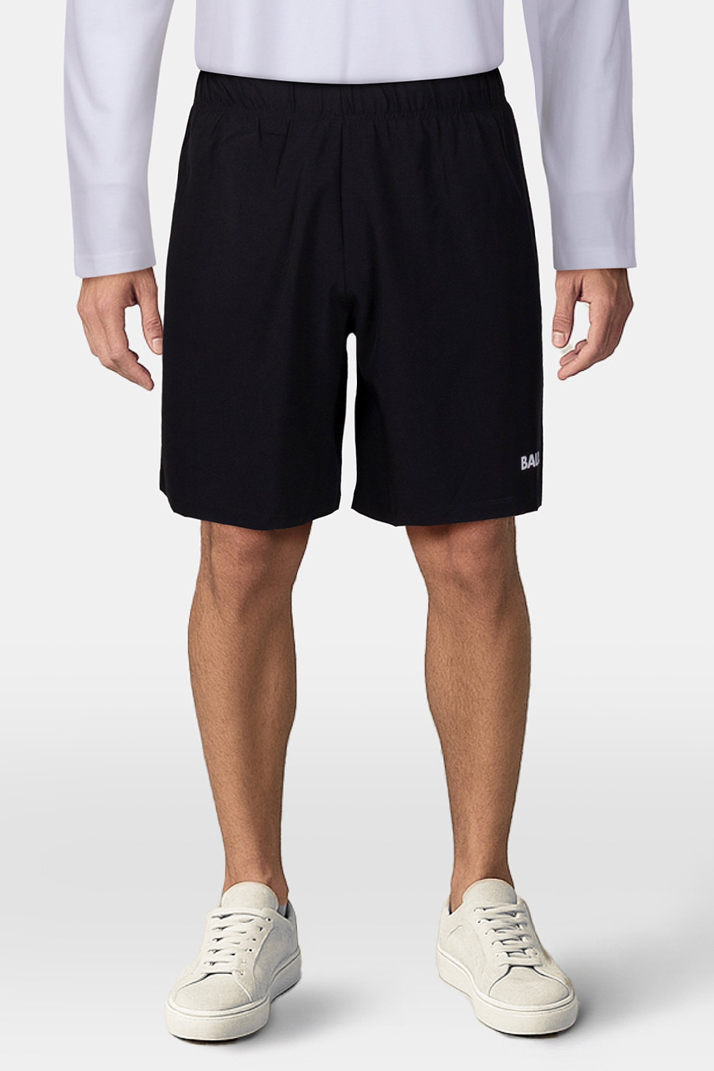 BALR. FOOTBALL SHORTS JET BLACK 1