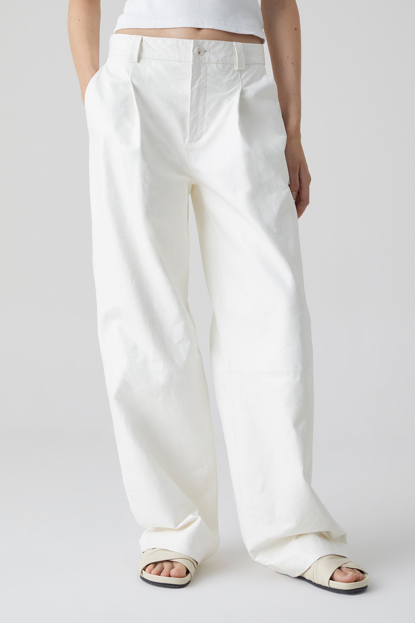BROOKS PANTS WHITE by Closed