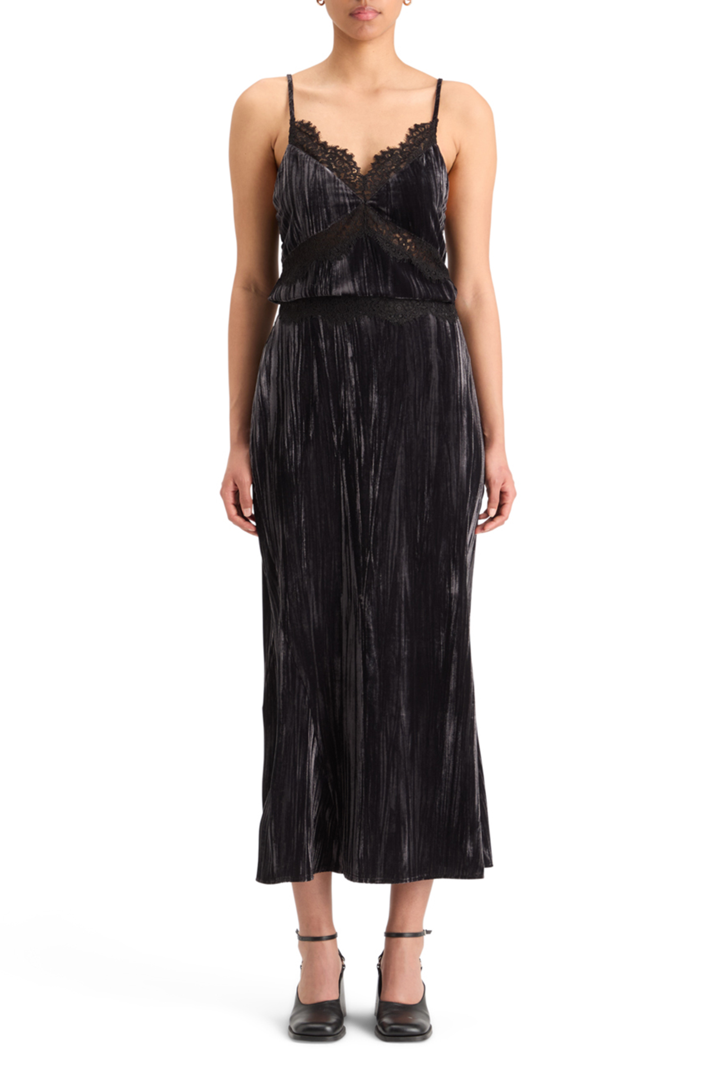 VELVET TANK TOP EVENING BLACK 3