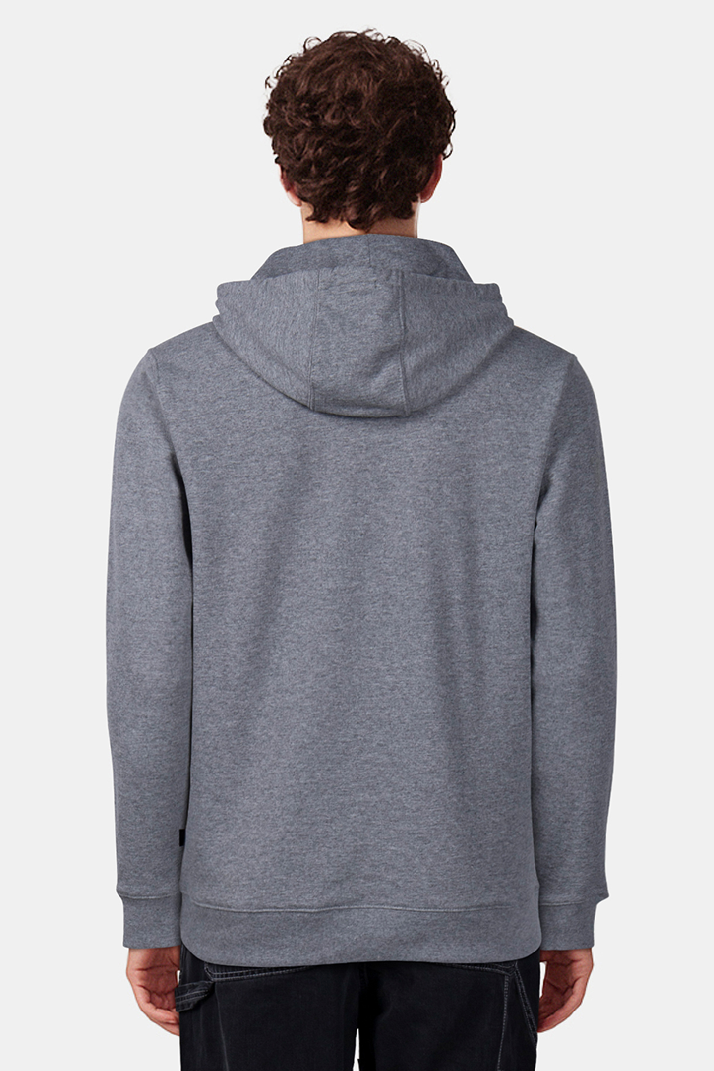 MN VANS CLASSIC PO HOODIE II CEMENT HEATHER/BLACK 2