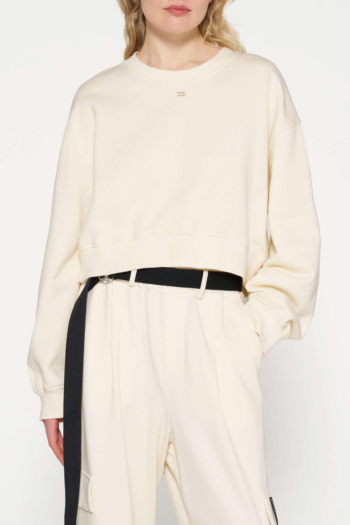 CROPPED SWEATER LIGHT NATURAL 1