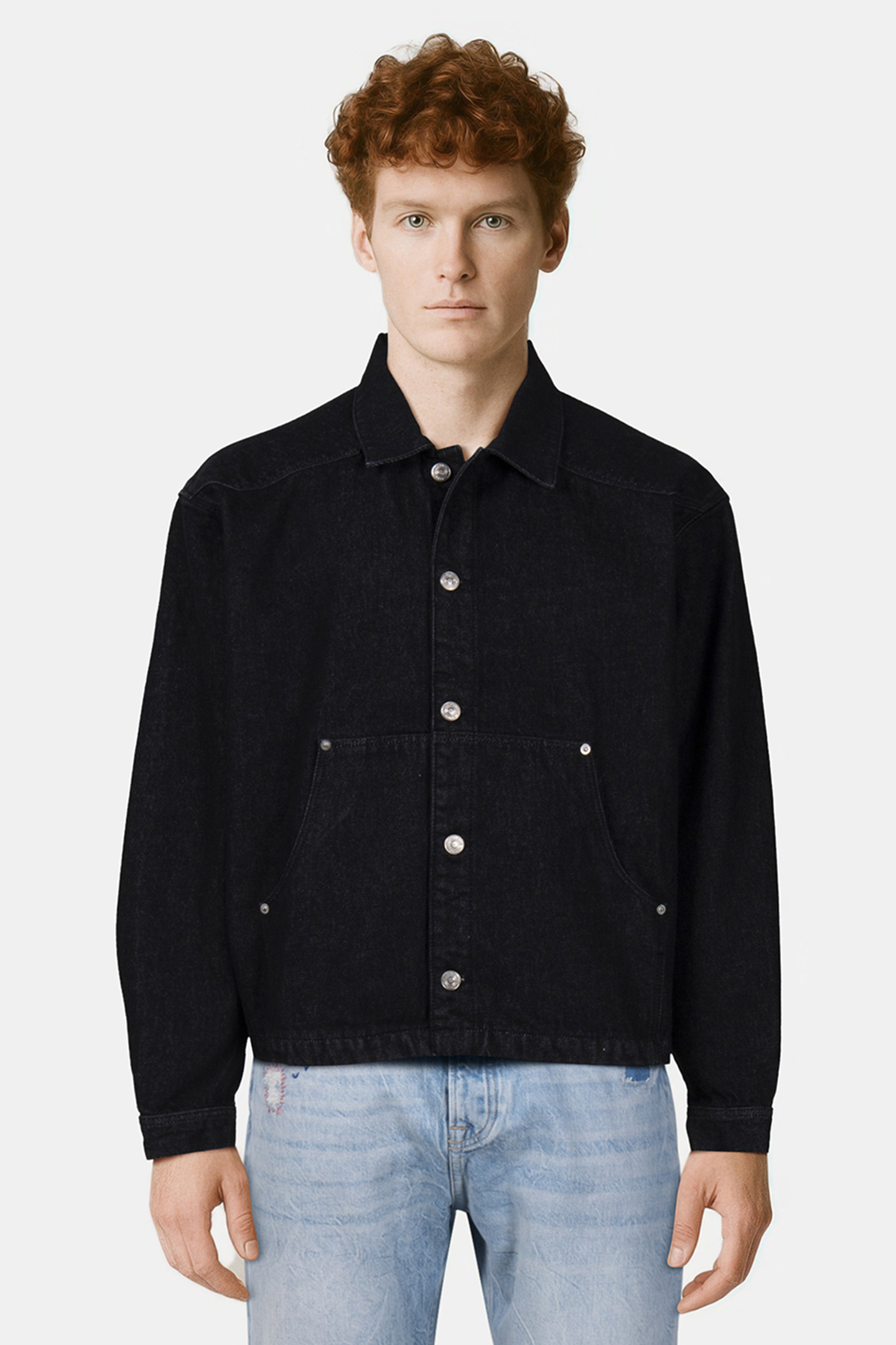 ED DENIM JACKET JET BLACK 1