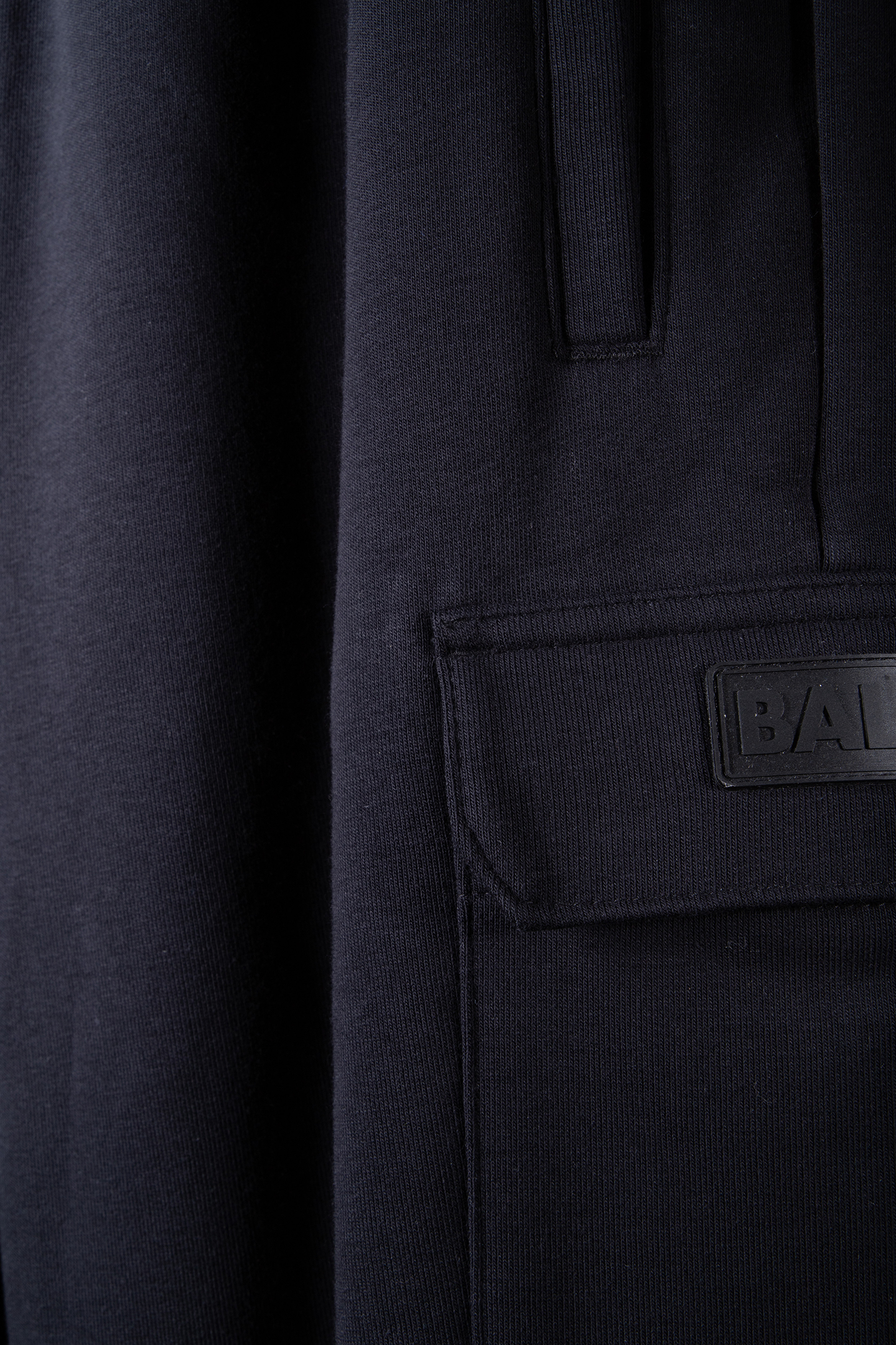 BALR. PATCH BOX FIT JOGGER JET BLACK 4