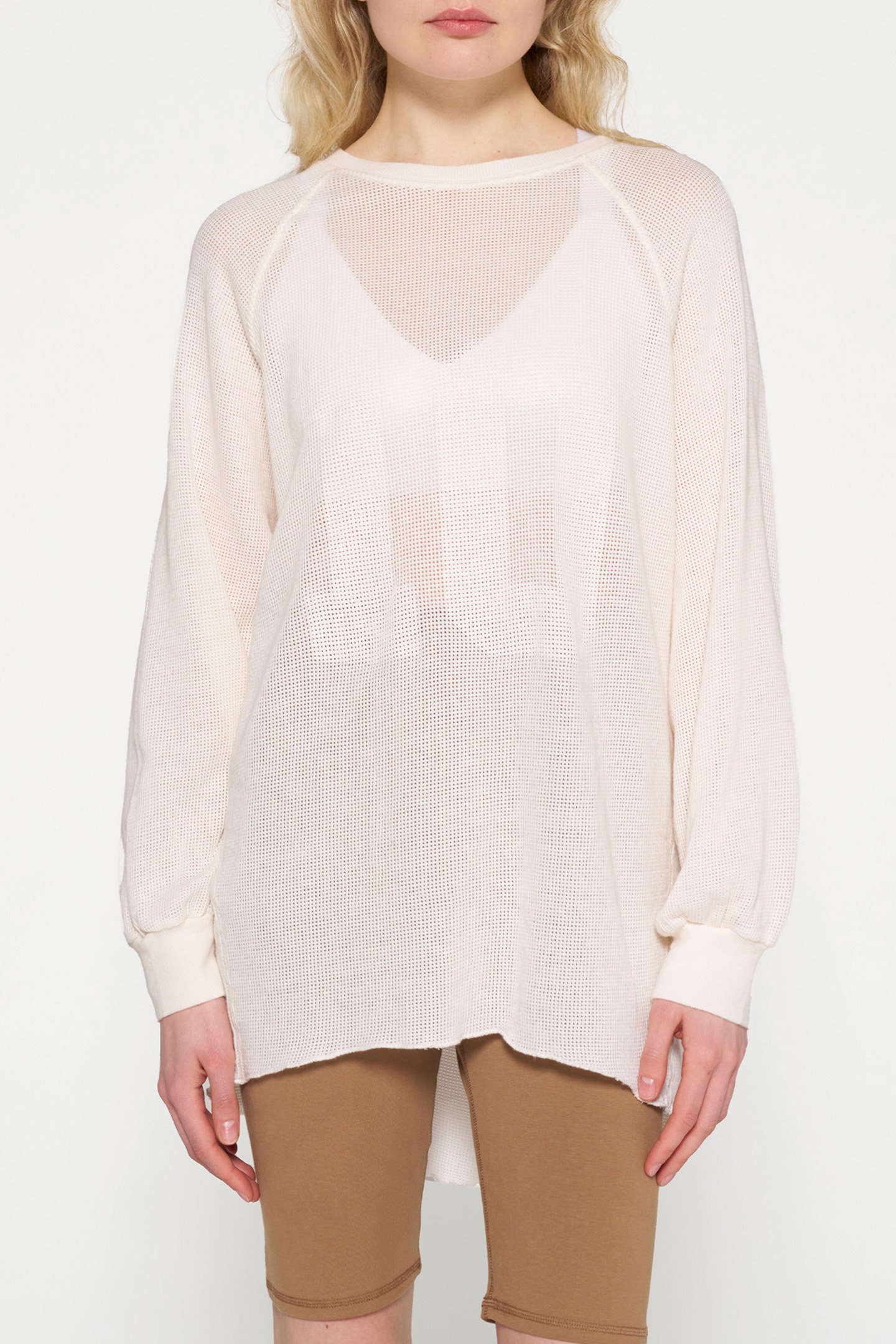 TUNIC MESH ECRU by 10DAYS