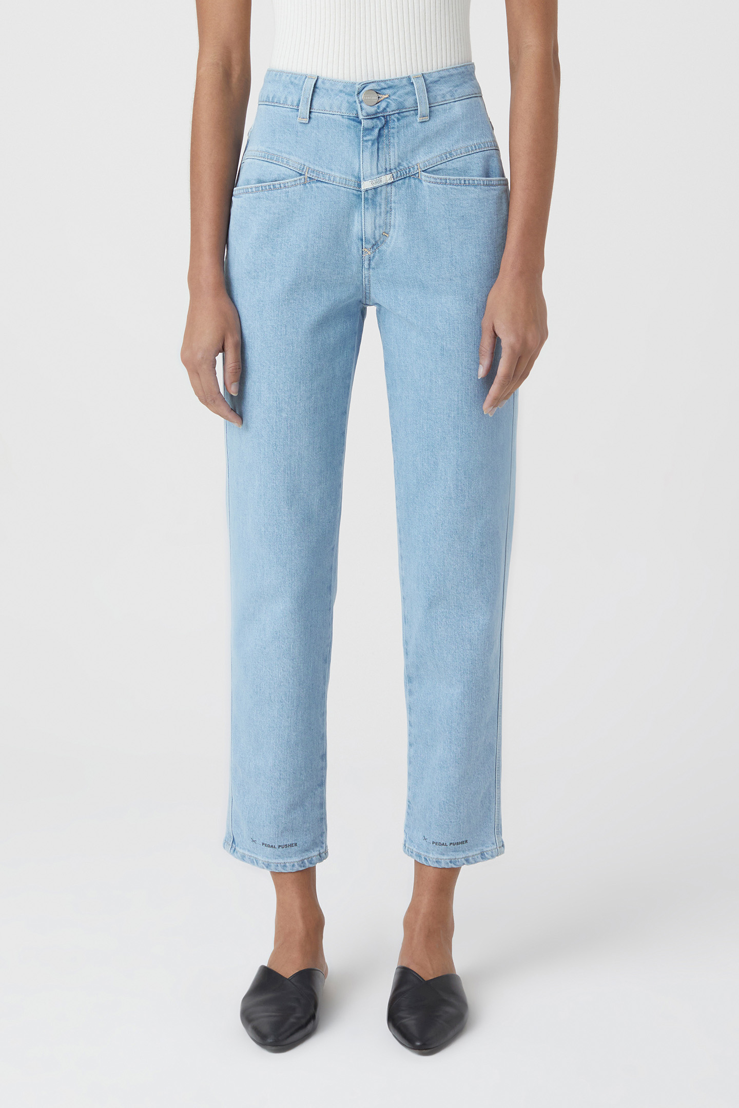 PEDAL PUSHER JEANS LIGHT BLUE 1