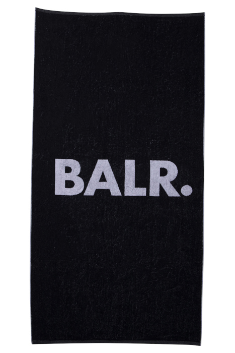 UNISEX BRAND COTTON TOWEL JET BLACK 1
