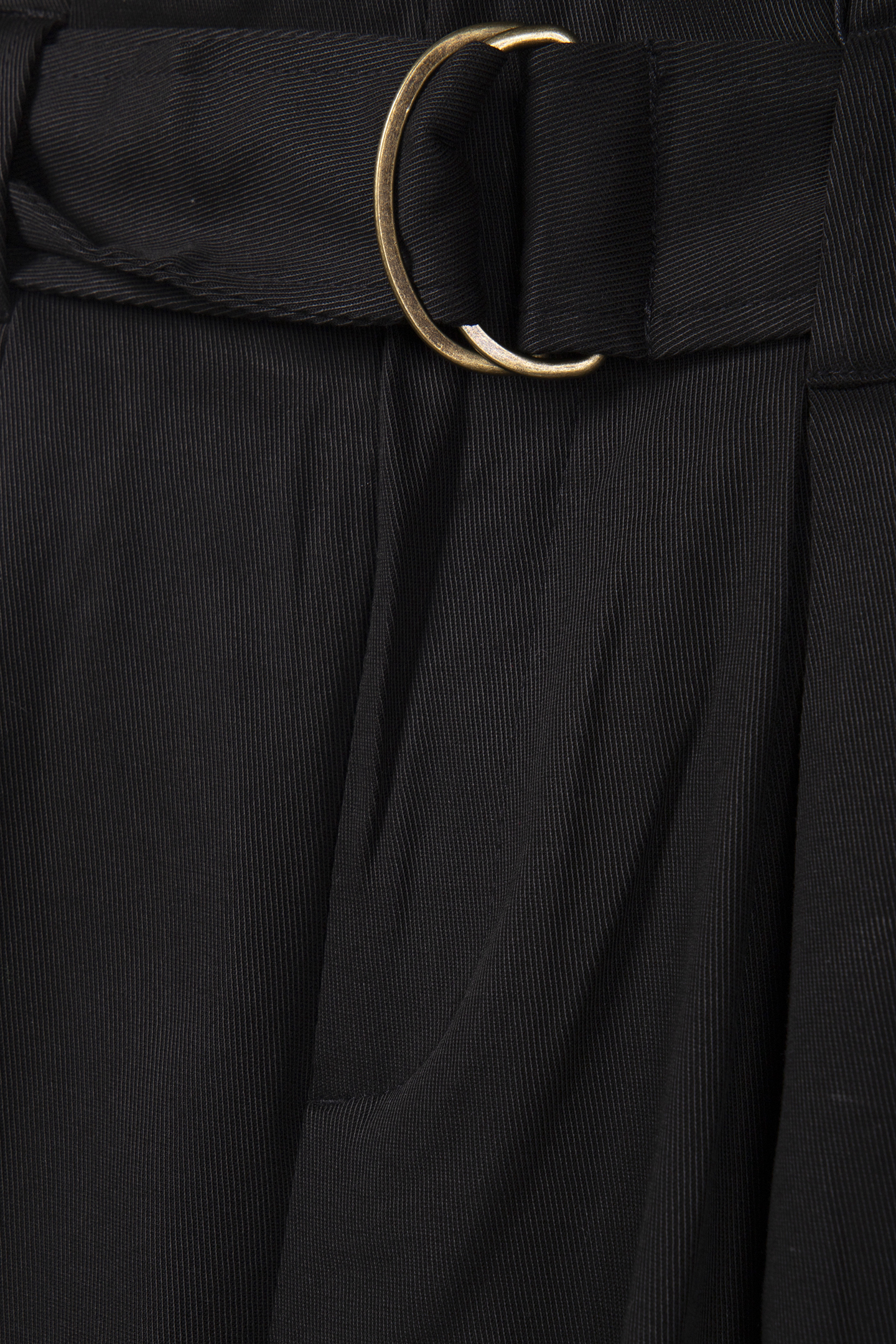 DAISY - HIGH RISE STRAIGHT LEG PAPER BAG PANT BLACK 4