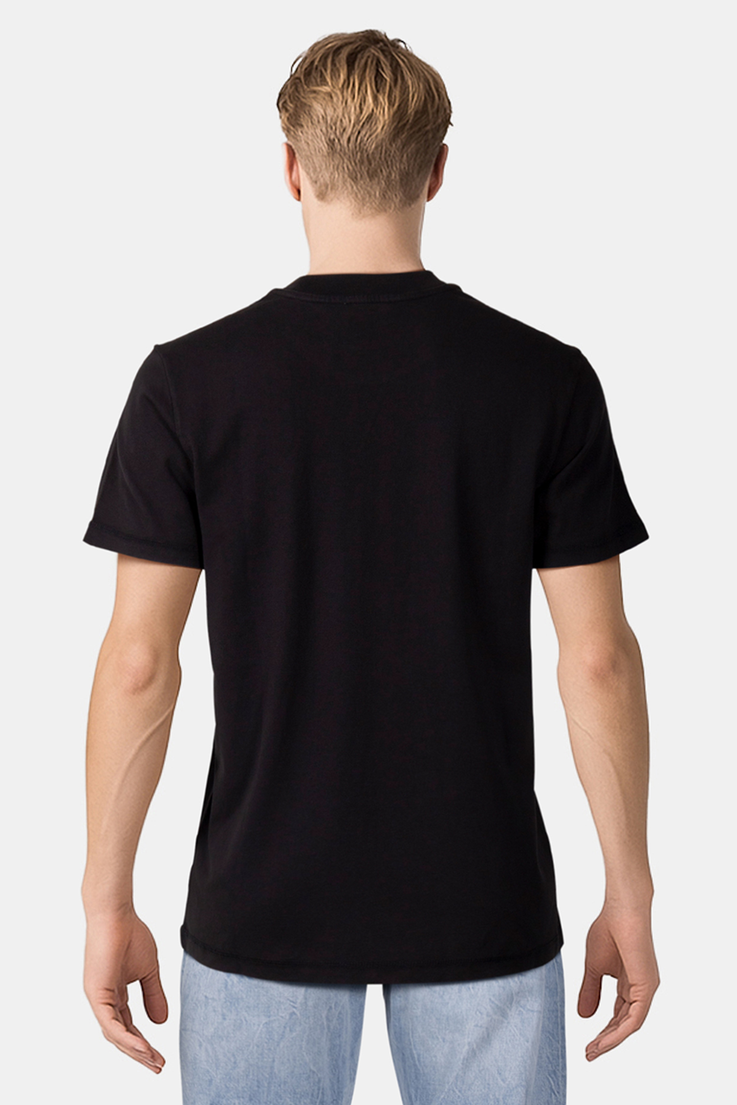 GARMENT DYE TEE CK BLACK 2