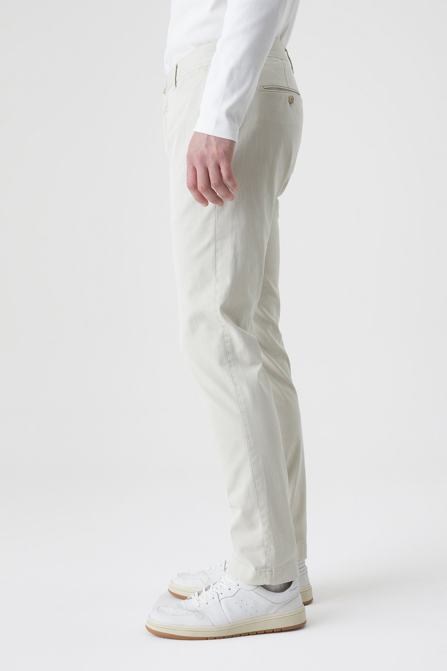 CLIFTON SLIM PANTS MARL STONE 4