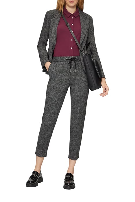 S.OLIVER PANTS 7/8 GREY/BLACK 2