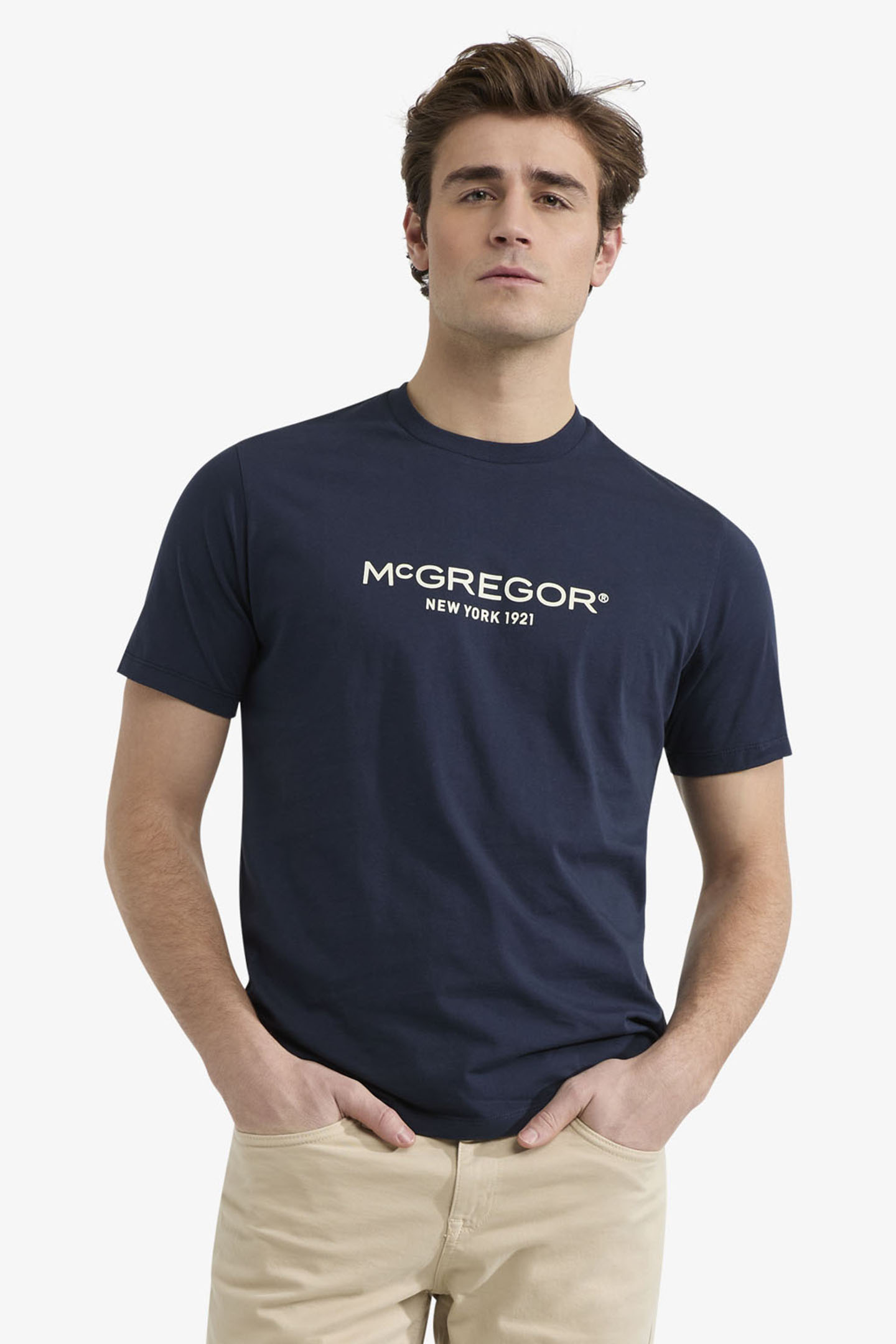 ESSENTIAL LOGO T-SHIRT NAVY 1