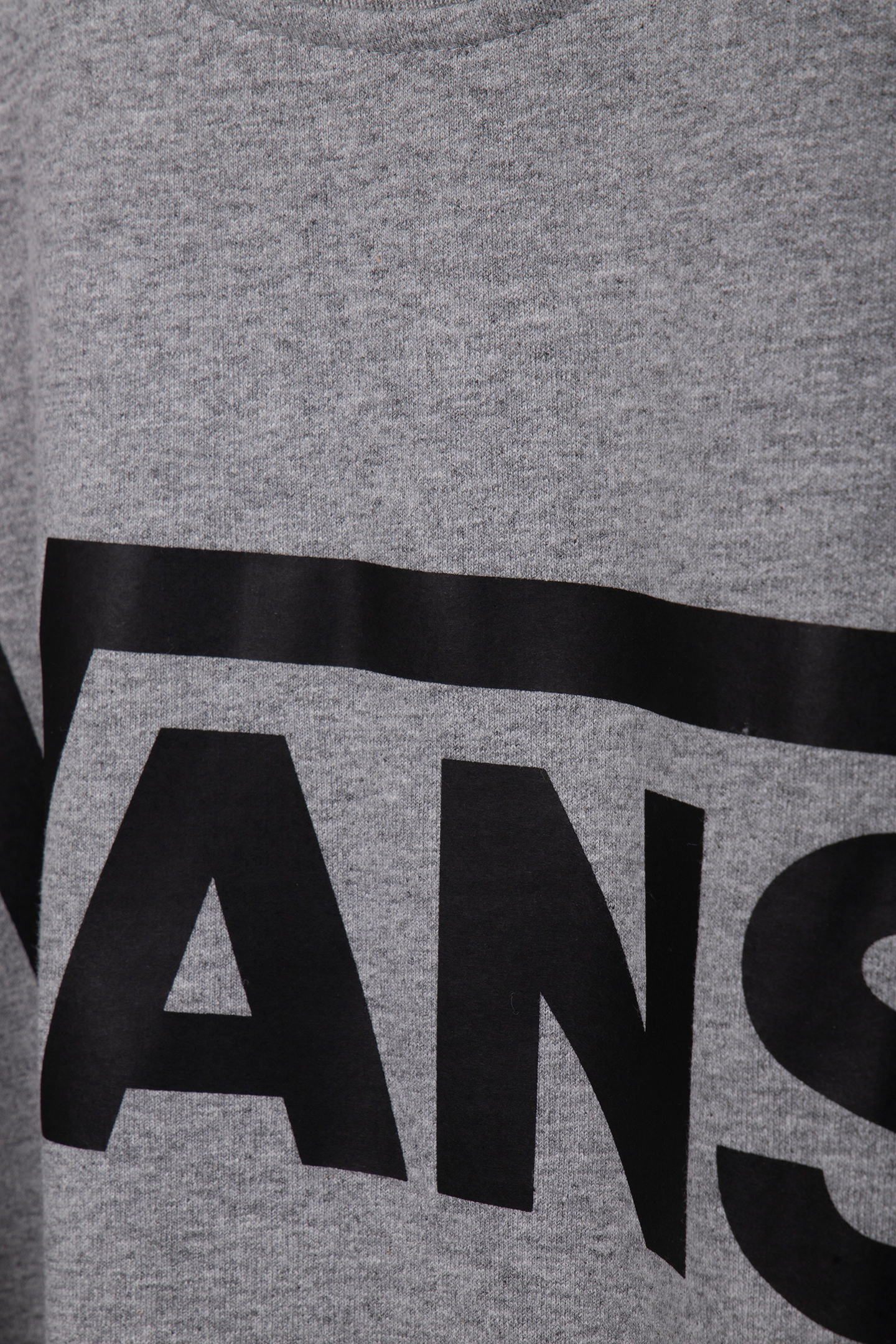 MN VANS CLASSIC CREW II CEMENT HEATHER/BLACK 4