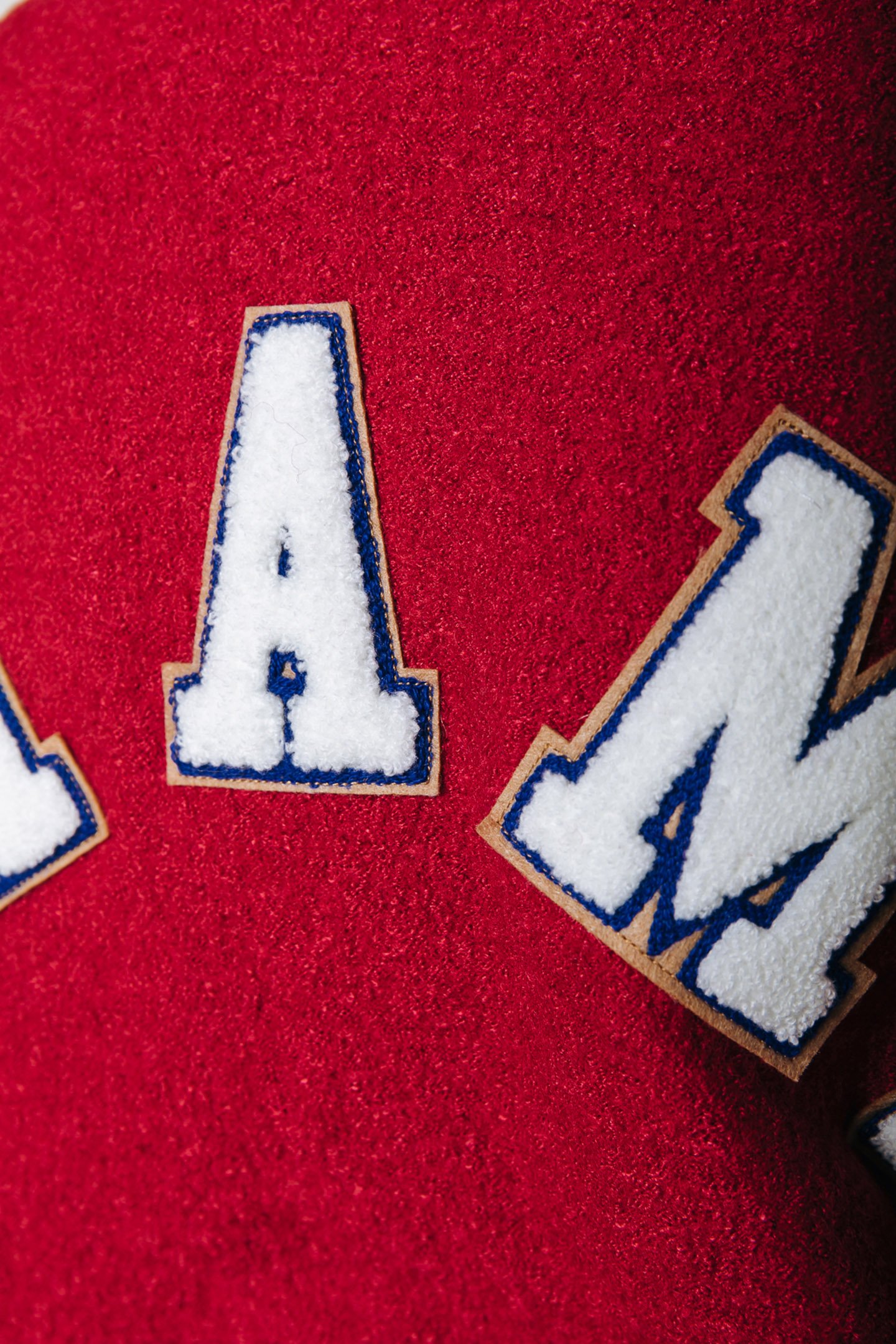 SEN BASEBALL BOMBER JACKET RED 9