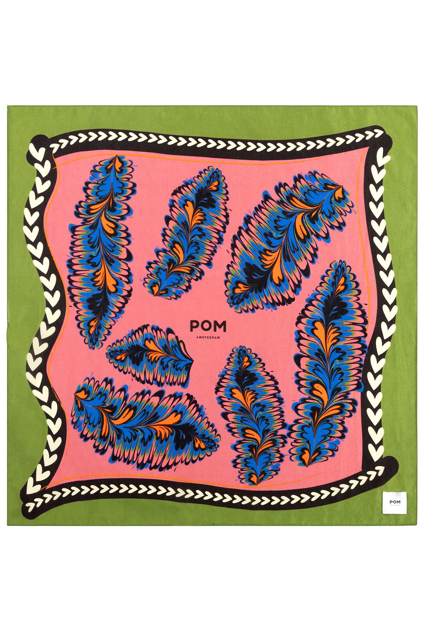 SHAWL - SILK ANIMAL PARADISE by POM Amsterdam