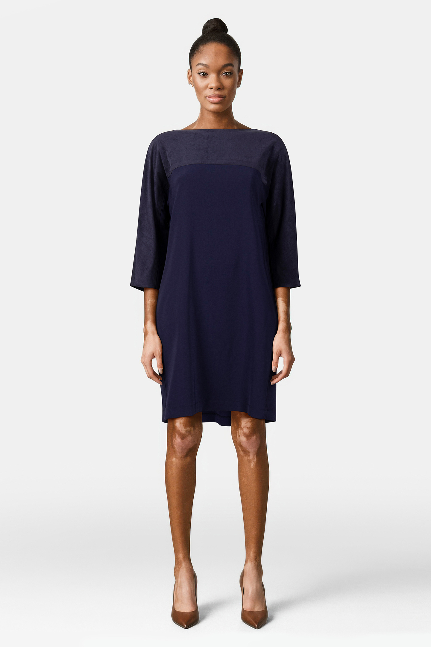 DRESS BOW BACK MIDNIGHT BLUE 1