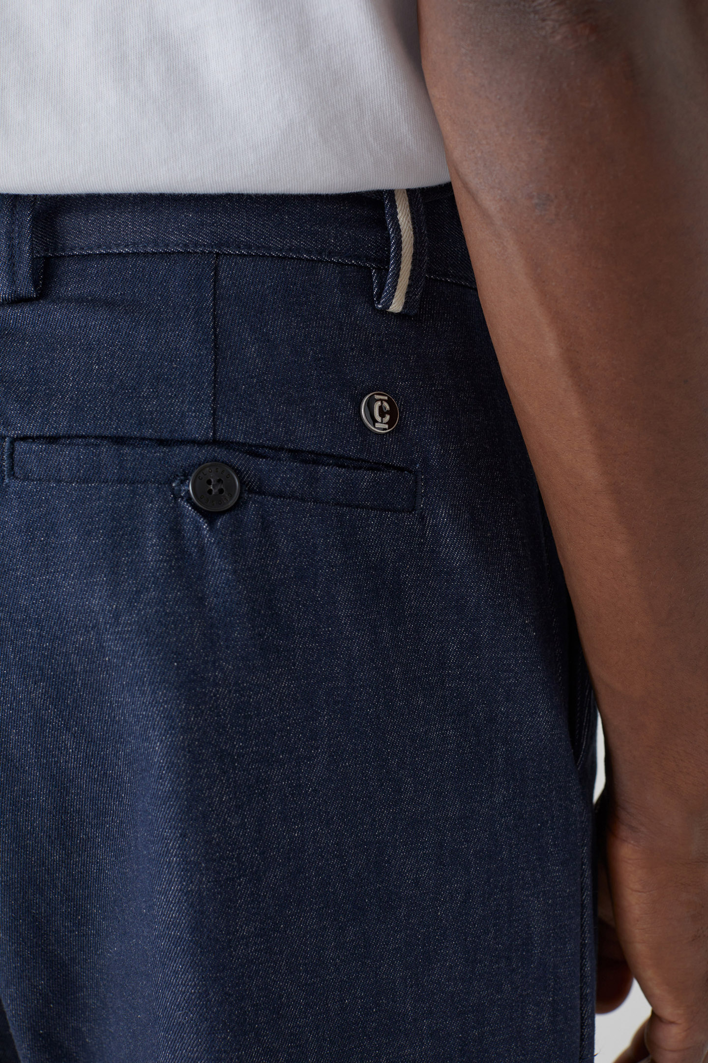 LIVINGTON WIDE JEANS DARK BLUE 8