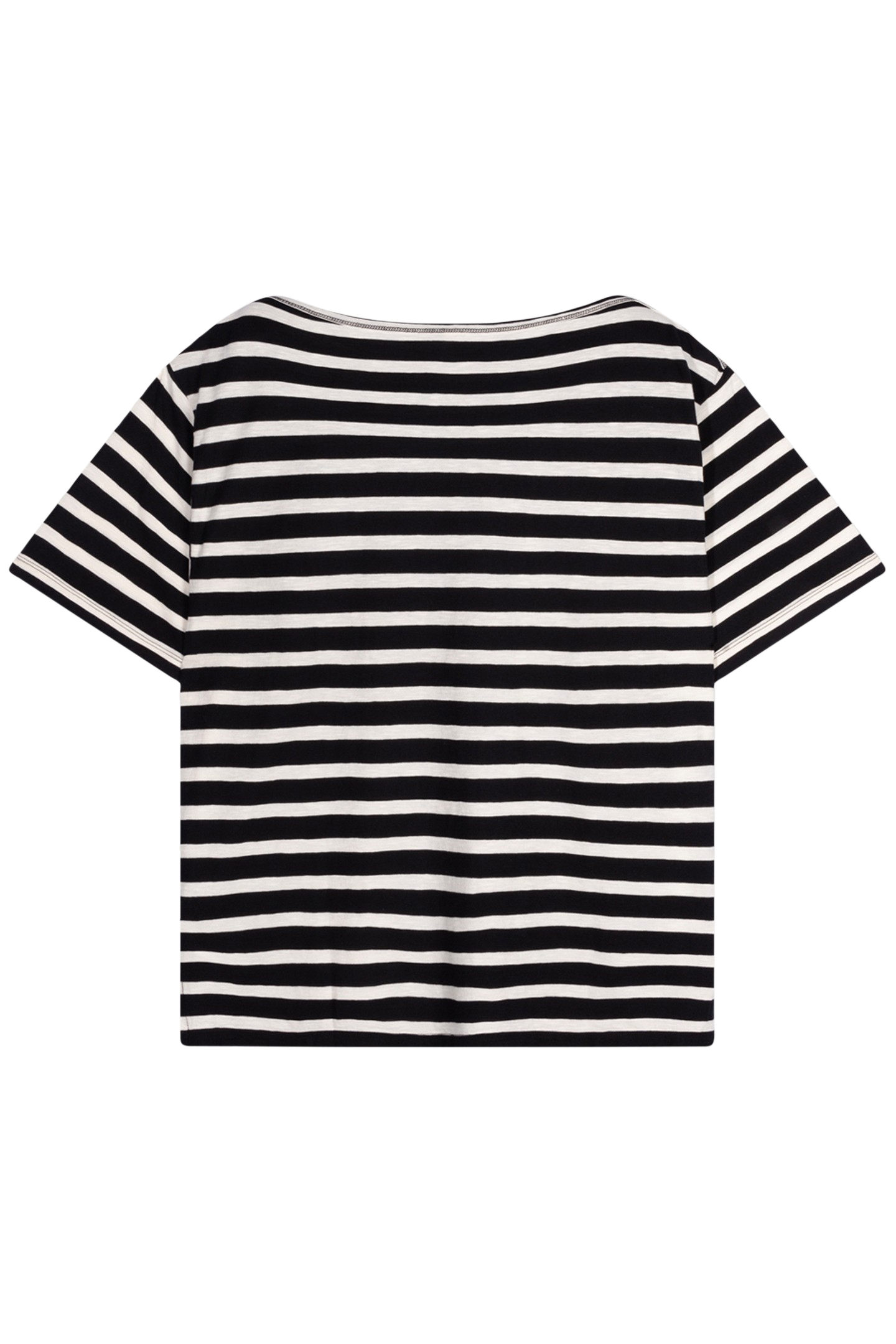 SHORT SLEEVE TEE STRIPES BLACK/LIGHT NATURAL 5