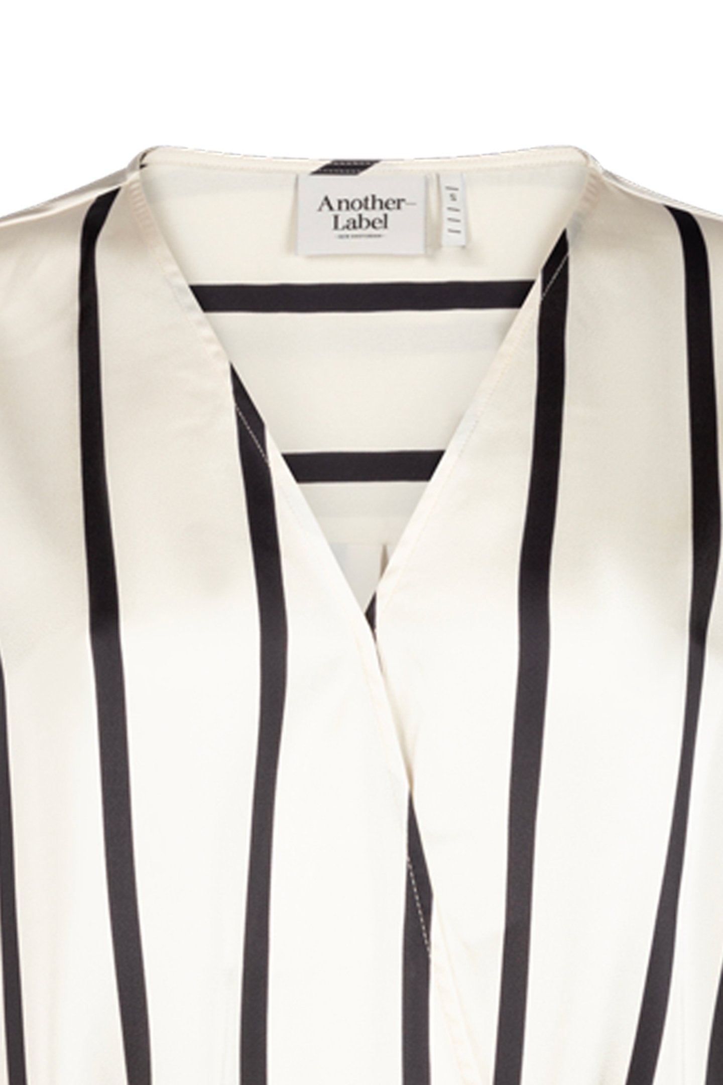 ELISA TOP LONG SLEEVE BLACK WHITE STRIPE 3