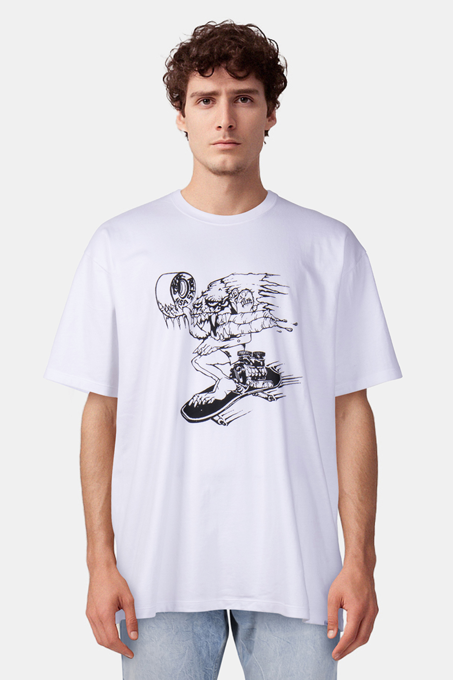 ALVA SKATES SS TEE ALVA SKATES WHITE 1