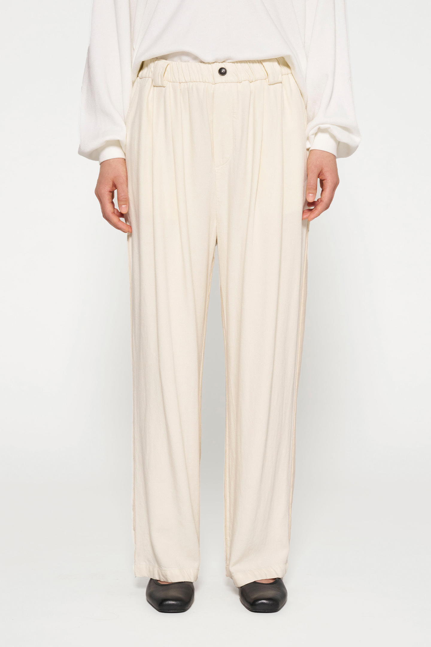 WIDE PANTS LIGHT NATURAL 1