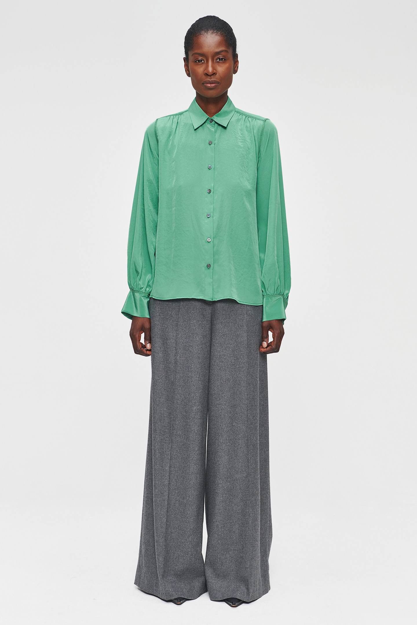 TECHNOSILK BLOUSE JADE 3