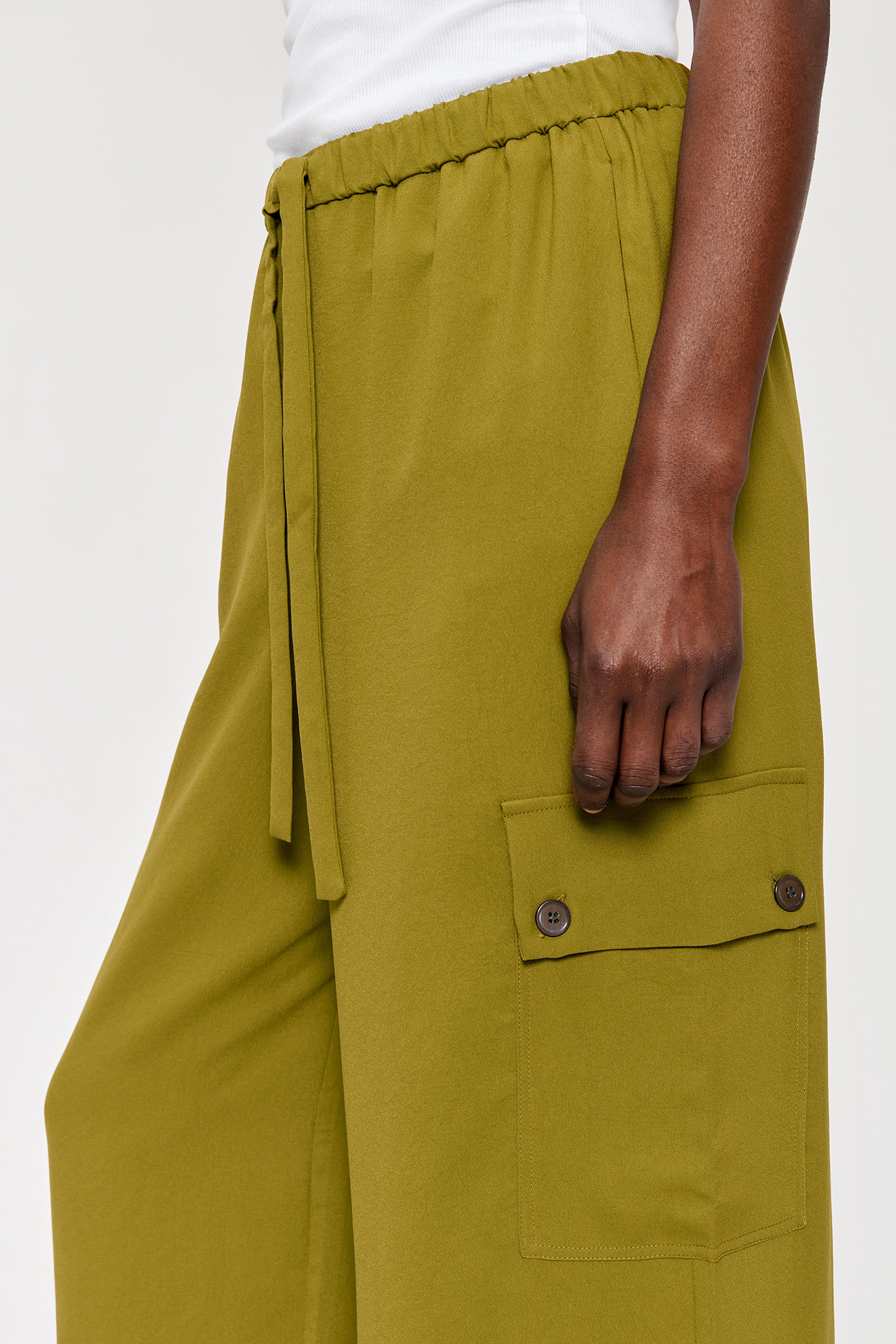 FLUID RELAXED CARGO PANTS MOSS 4