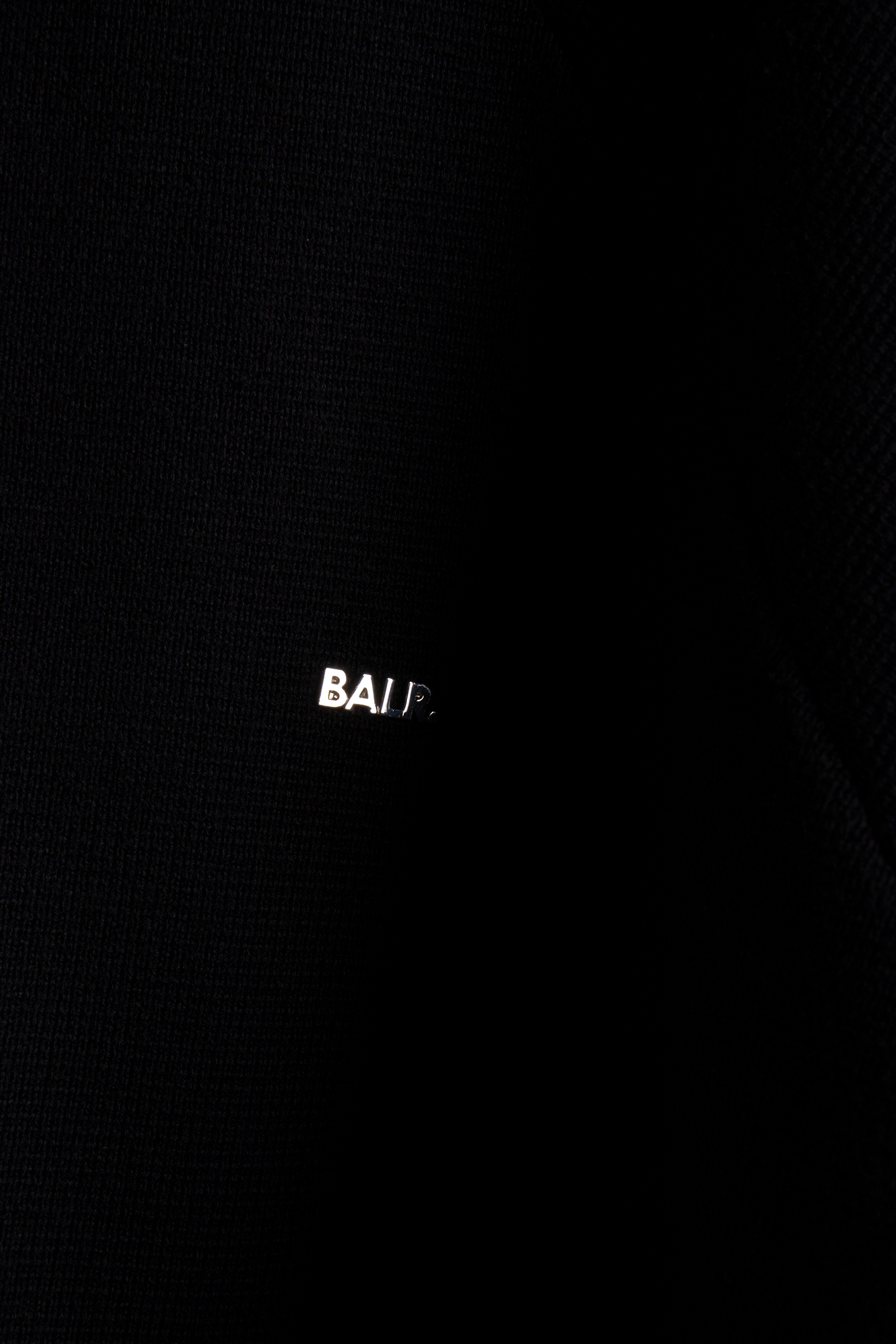 CLUBS KNITTED ZIP SWEATER JET BLACK 4