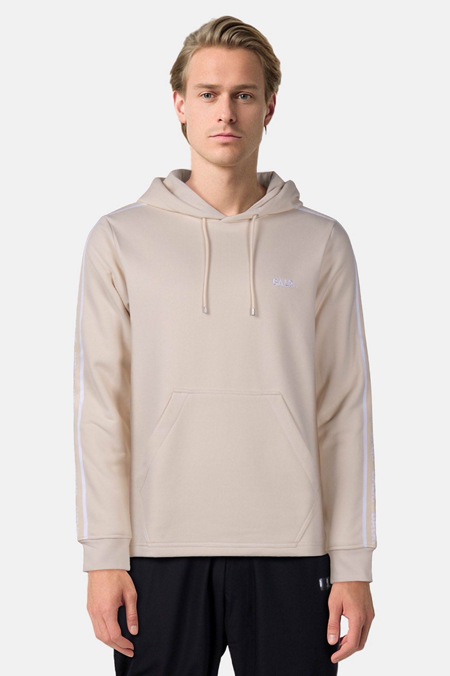 B-TAPE HOODIE WHITE SWAN 1