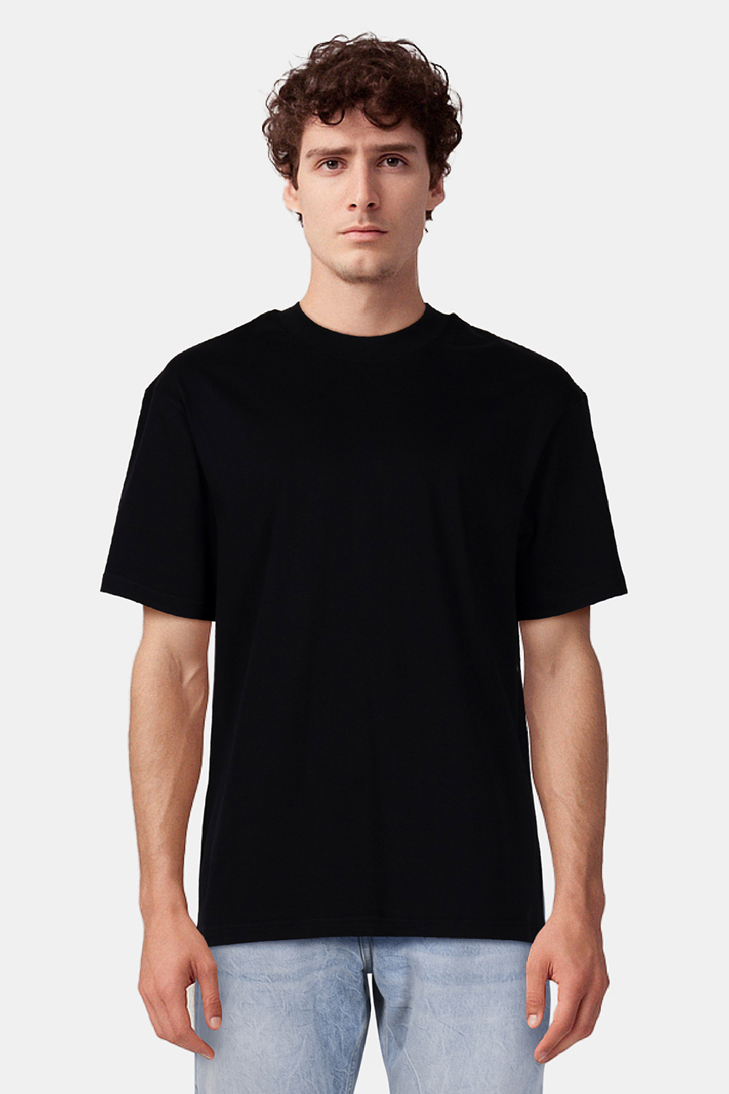 BALR. EMBRO BOX FIT T-SHIRT JET BLACK 1