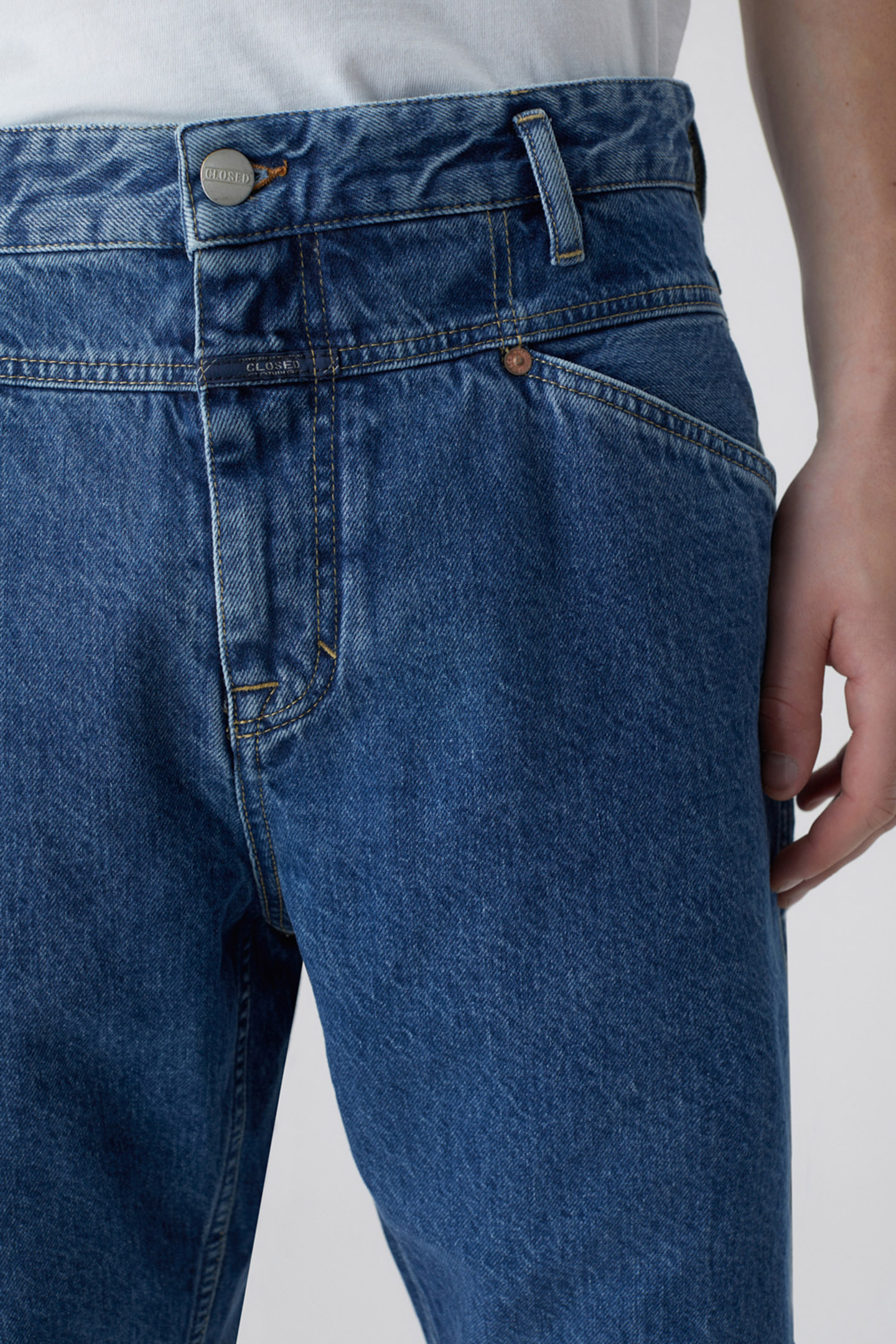 X-LENT TAPERED JEANS MID BLUE 3