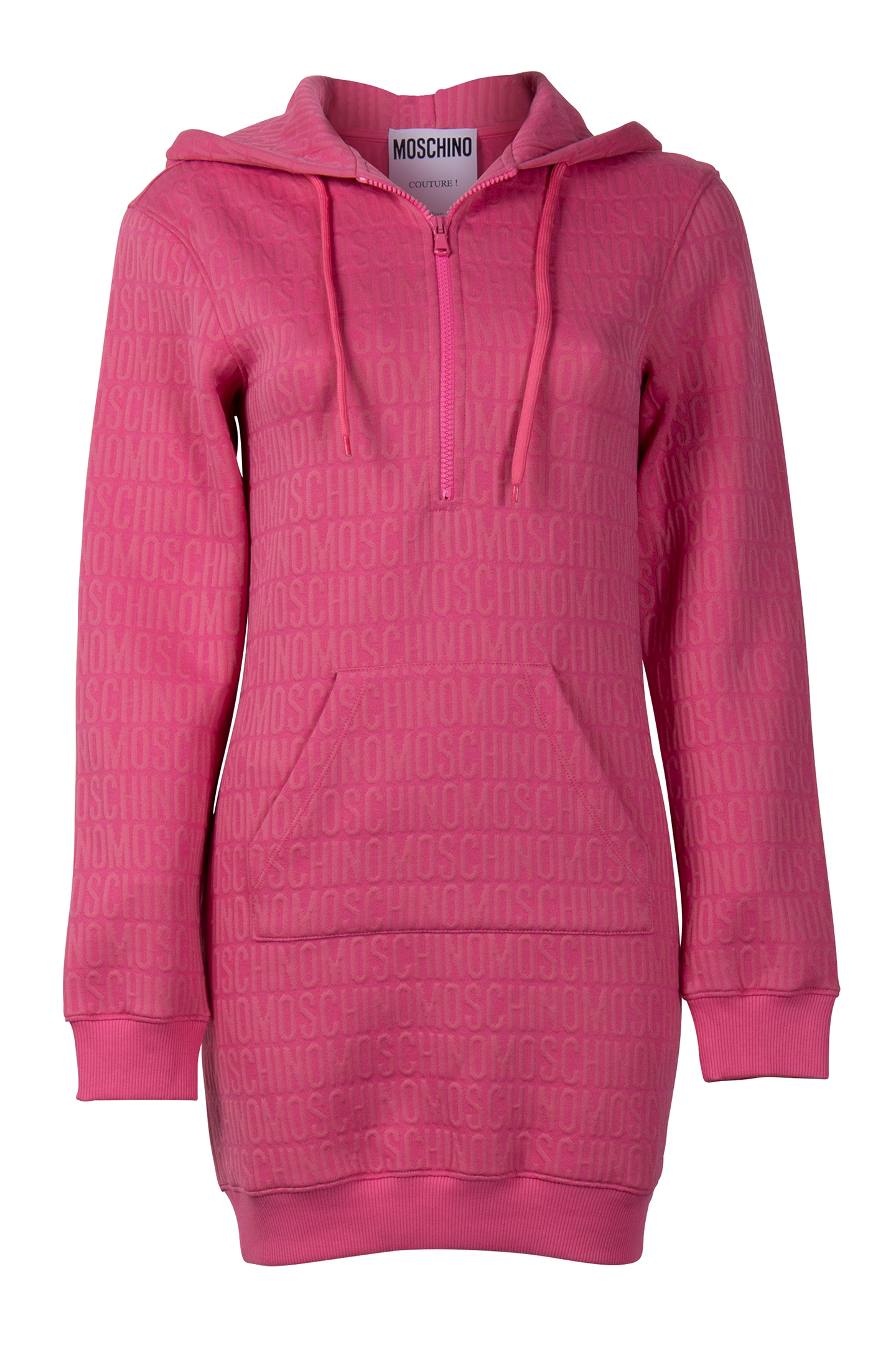 ALLOVER LOGO SWEAT DRESS PINK 3