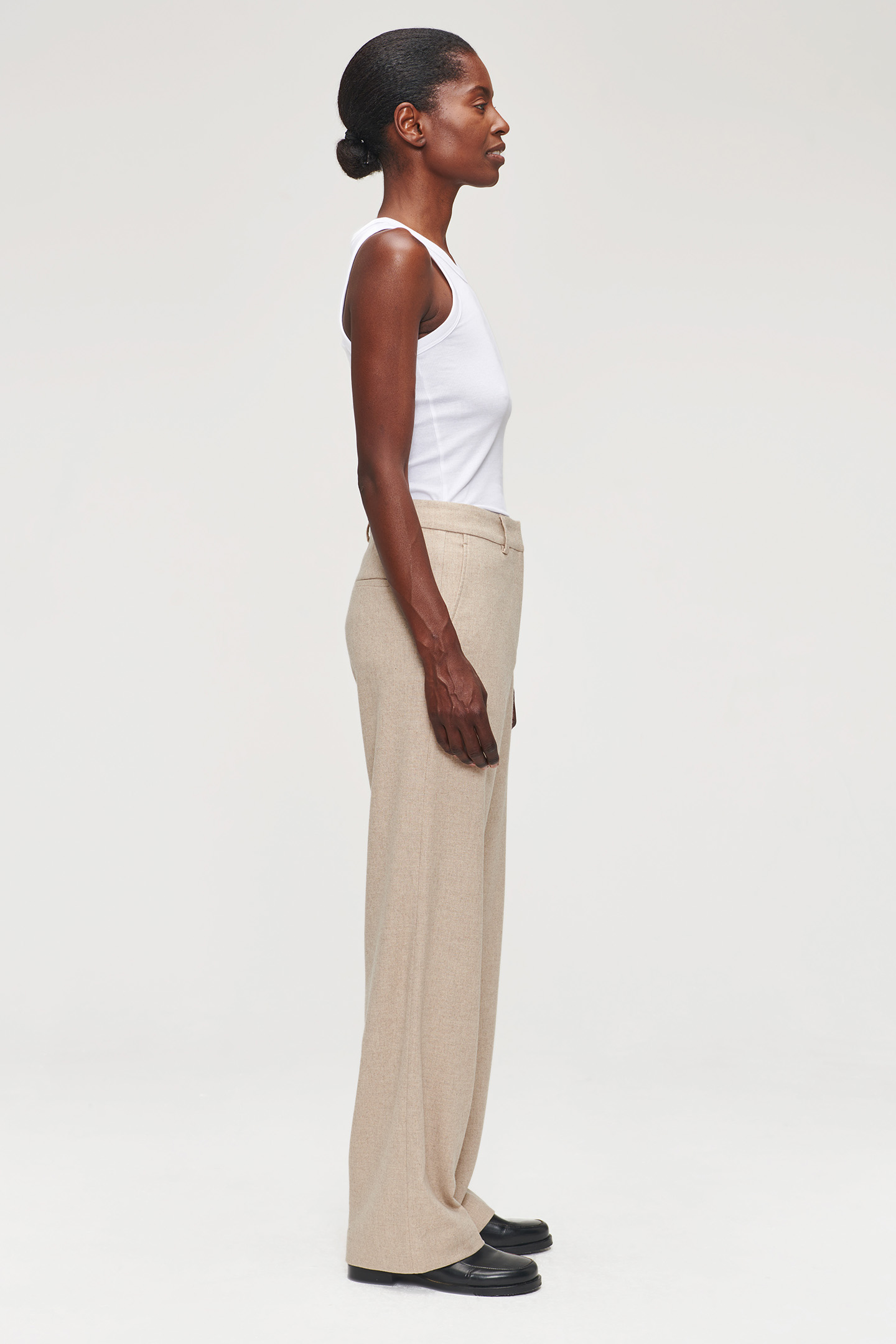 RELAXED FLANNEL PANTS SIMPLY TAUPE 5