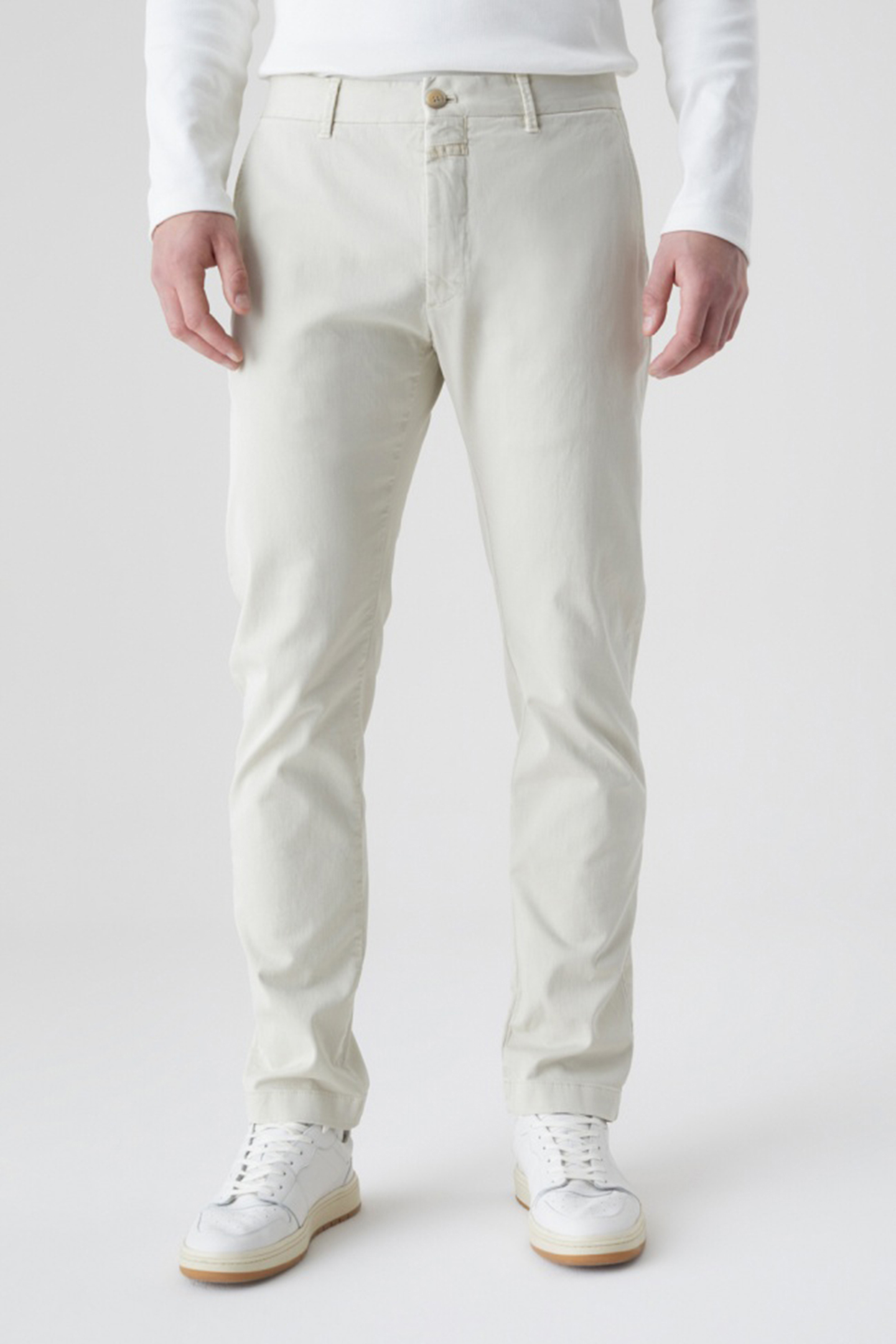 CLIFTON SLIM PANTS MARL STONE 1