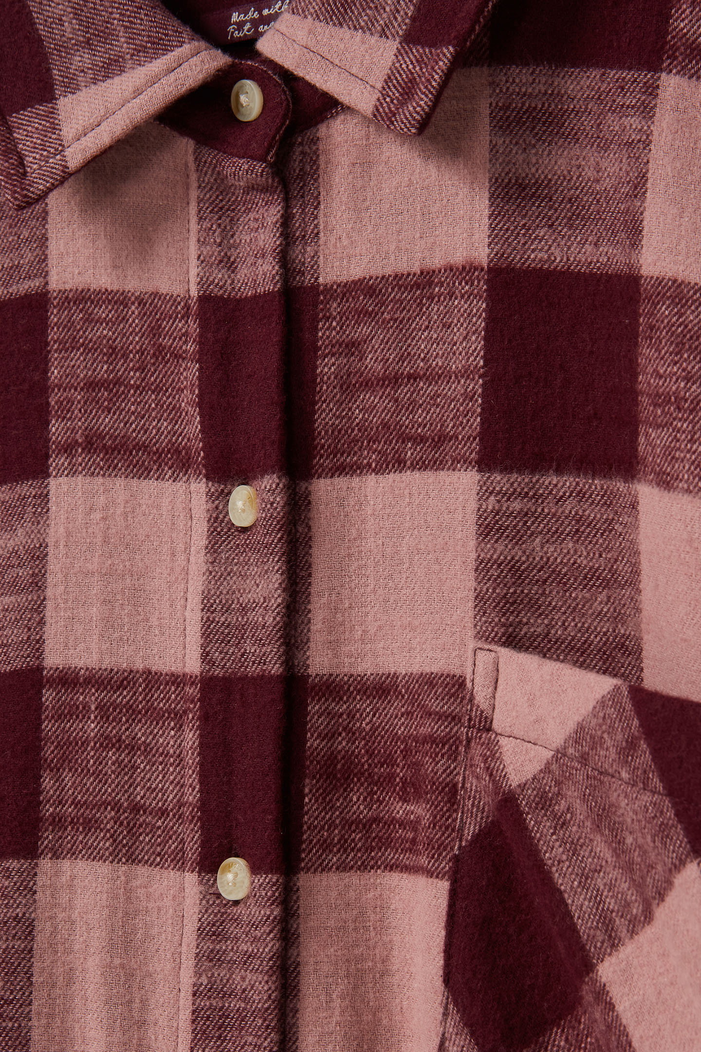 OVERSIZED SHIRT WINETASTING BUFFALO CHECK 7