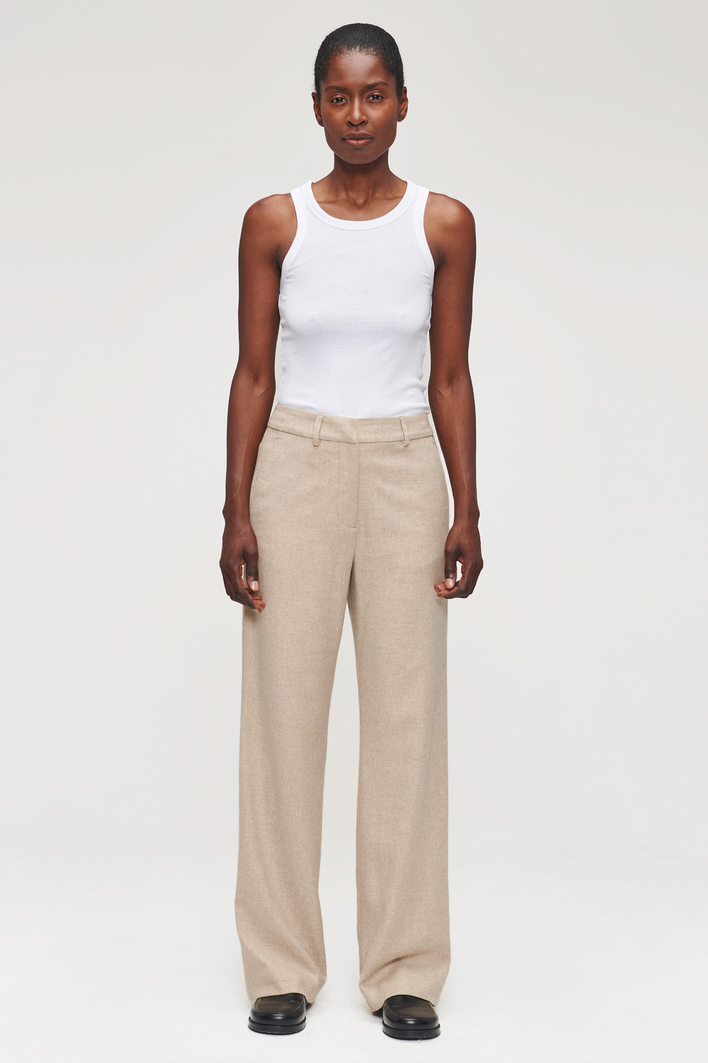 RELAXED FLANNEL PANTS SIMPLY TAUPE 3