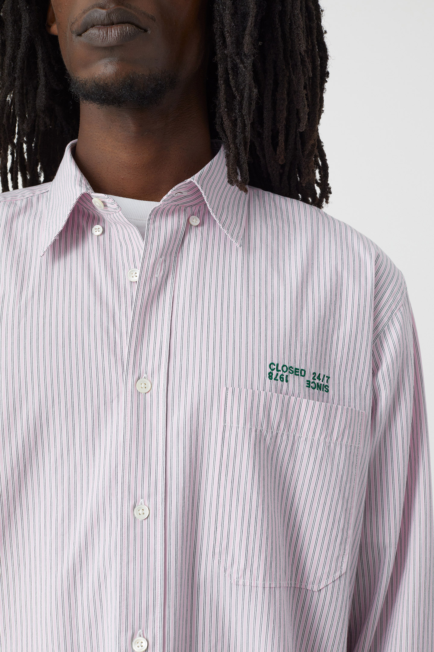 FORMAL ARMY SHIRT SHIRTS & BLOUSES PINK HYDRANGEA 5