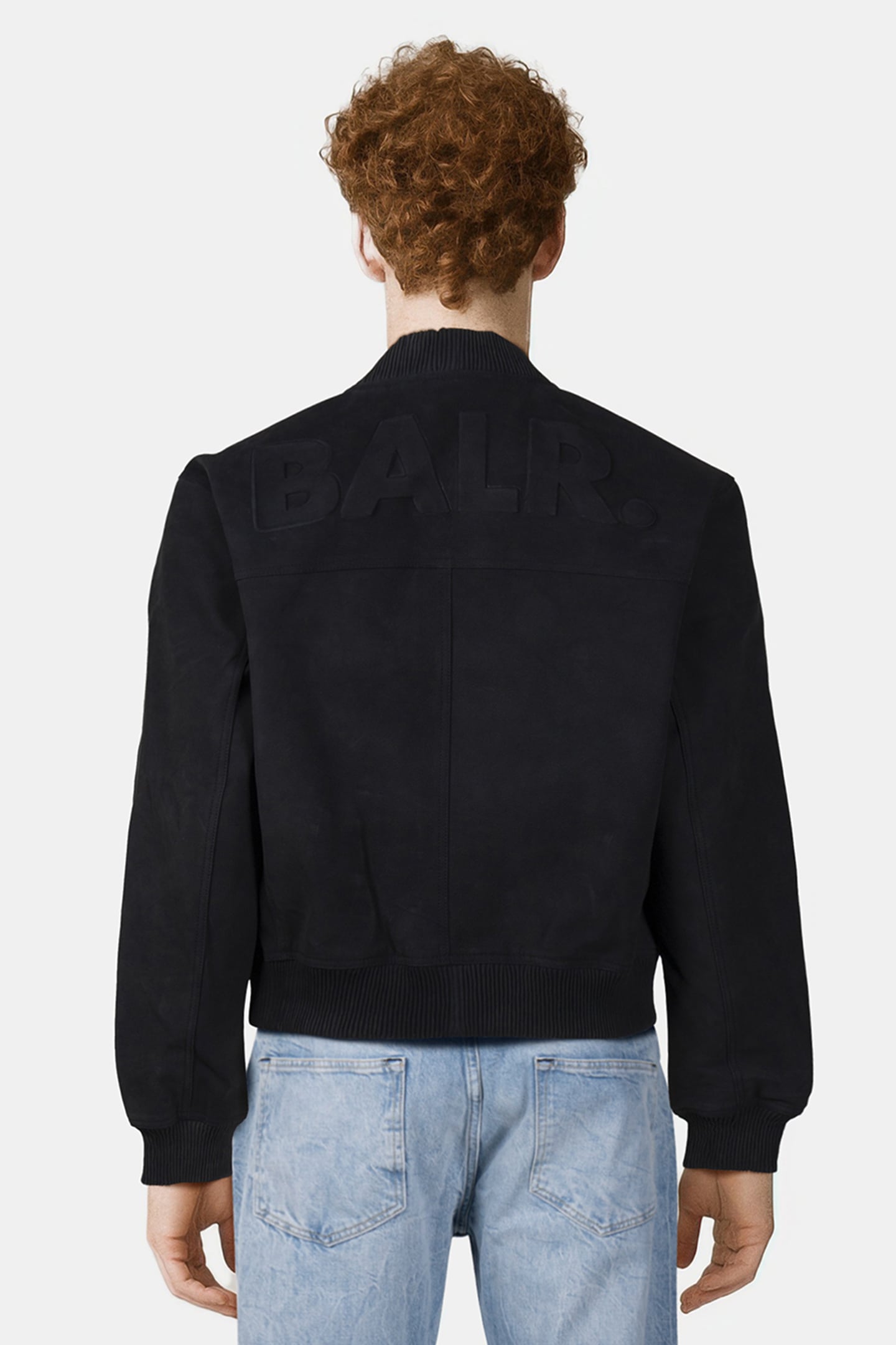 XI NUBUCK BOMBER JACKET BLACK 2