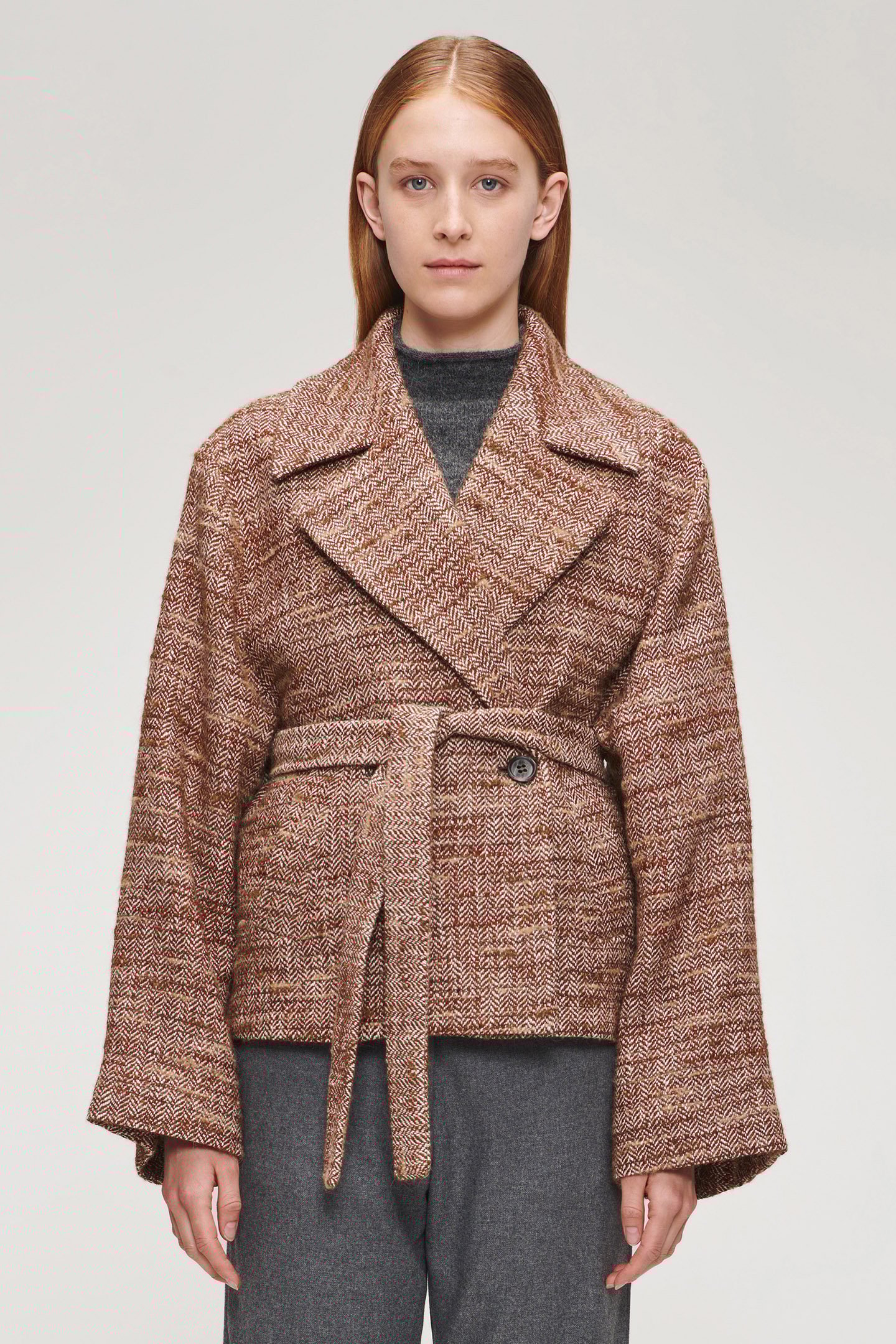 COTTON WOOL SHORT COAT HAZEL 7