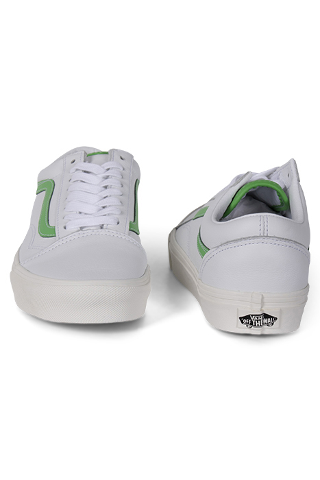 OLD SKOOL LEATHER WHITE/GREEN 2