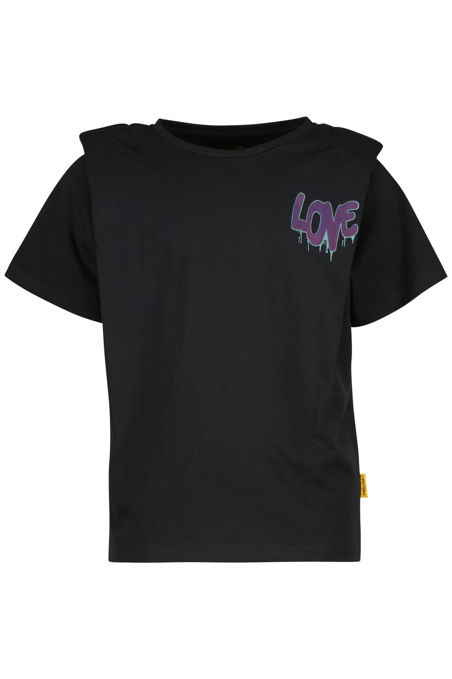 GIRL'S HARLIEN T-SHIRT DEEP BLACK 1