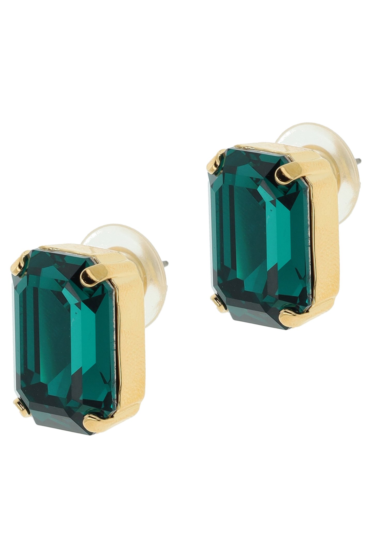 LADY DI EARRINGS EMERALD GREEN 1