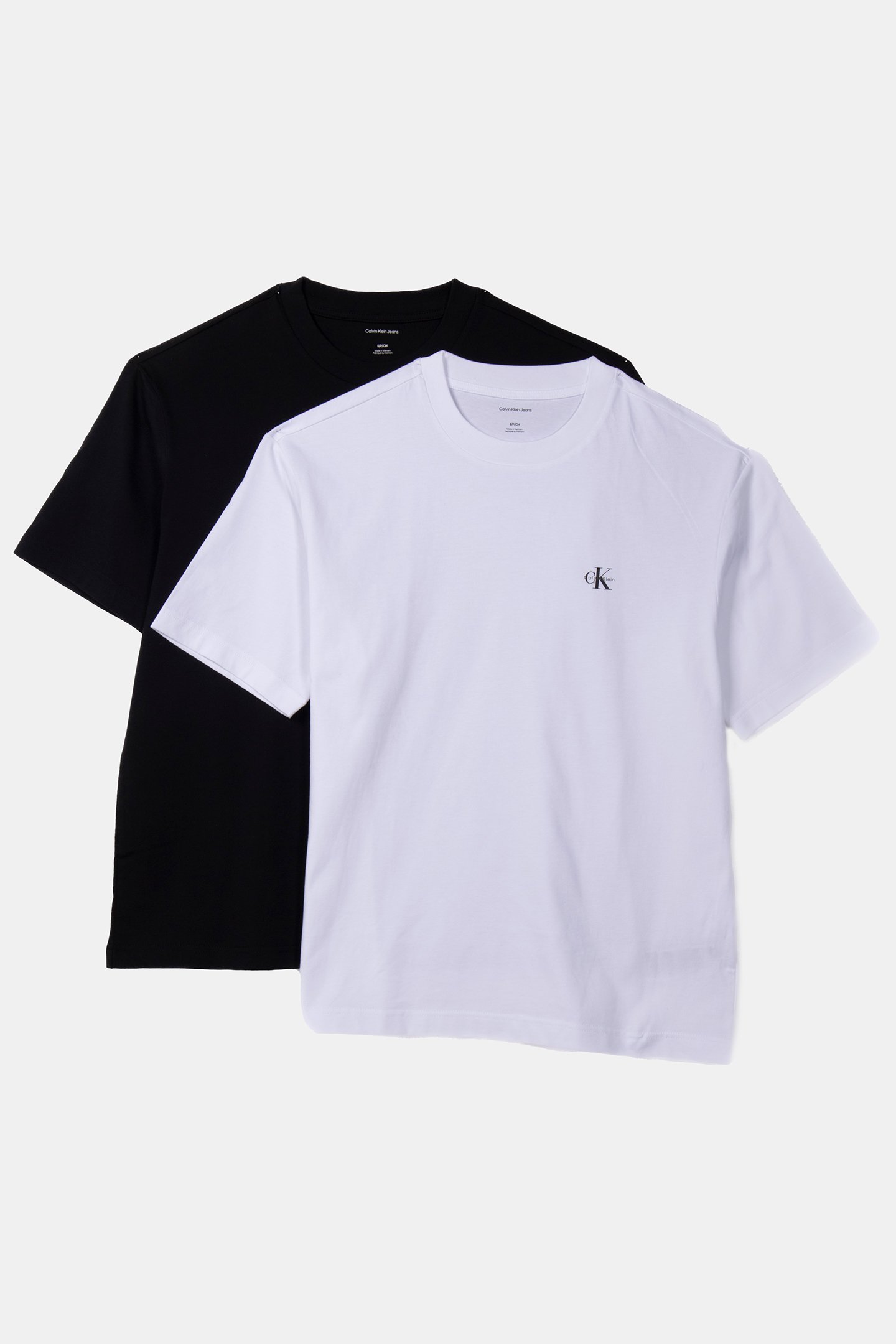2 PACK UNISEX TEE BLACK by Calvin Klein
