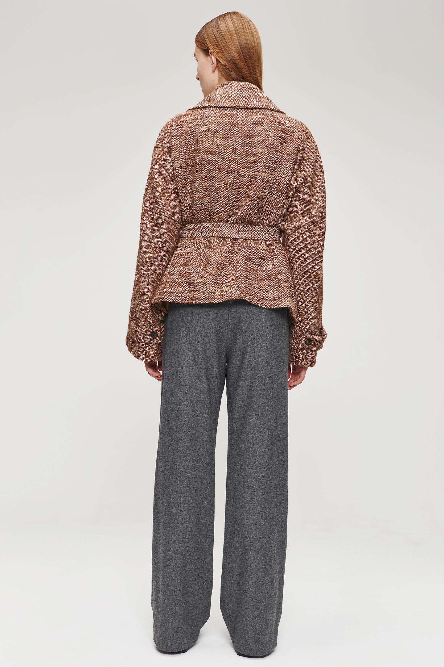 COTTON WOOL SHORT COAT HAZEL 4